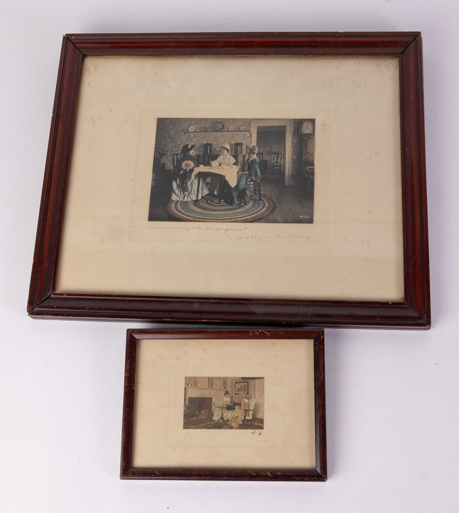 Two Wallace Nutting Framed Photographs: Two Wallace Nutting Framed Photographs Size 13" x 16" Literature Brooks Auction – Online Auction Terms & Conditions ———————————&