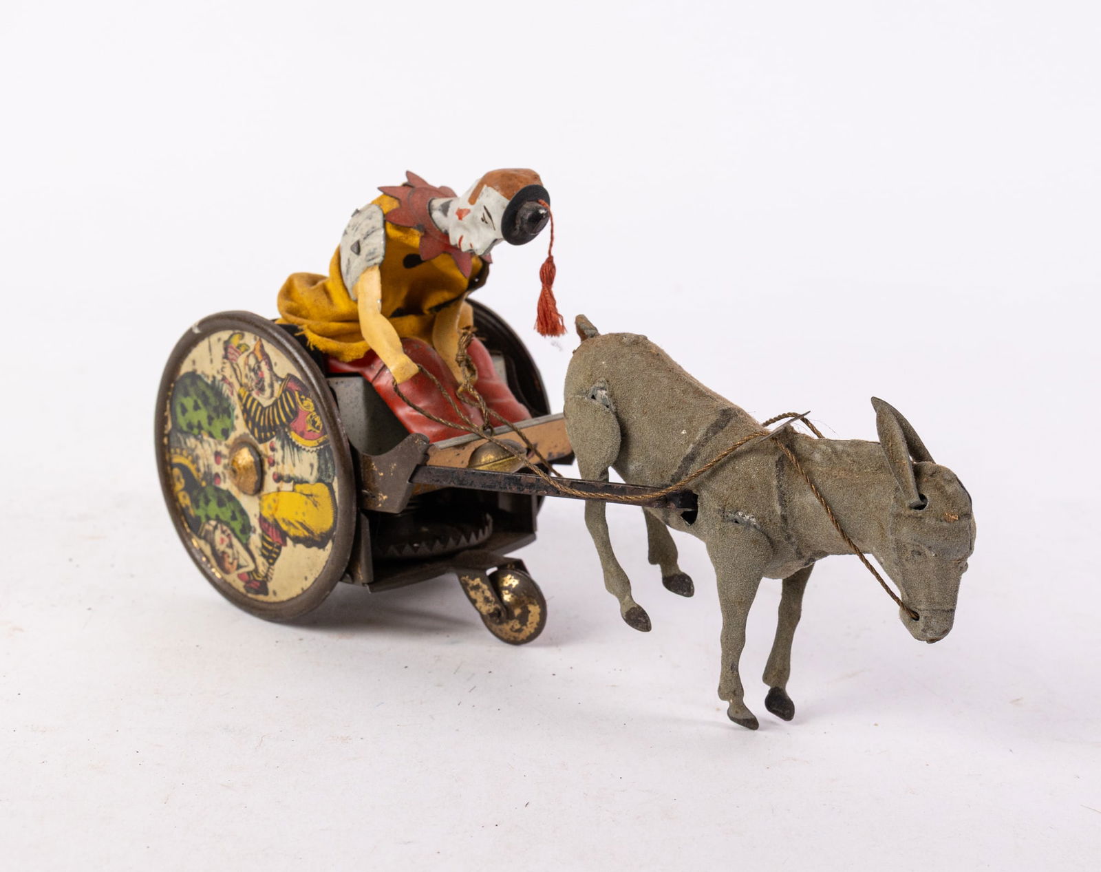 Lehmann Stubborn Donkey Tin Litho Wind Up Toy: Lehmann Stubborn Donkey Tin Litho Wind Up Toy Size 4" H Literature Brooks Auction is not responsible for outbids. Questions? Call the office at (856) 694-2960 or email us directly at info@brooks.auc