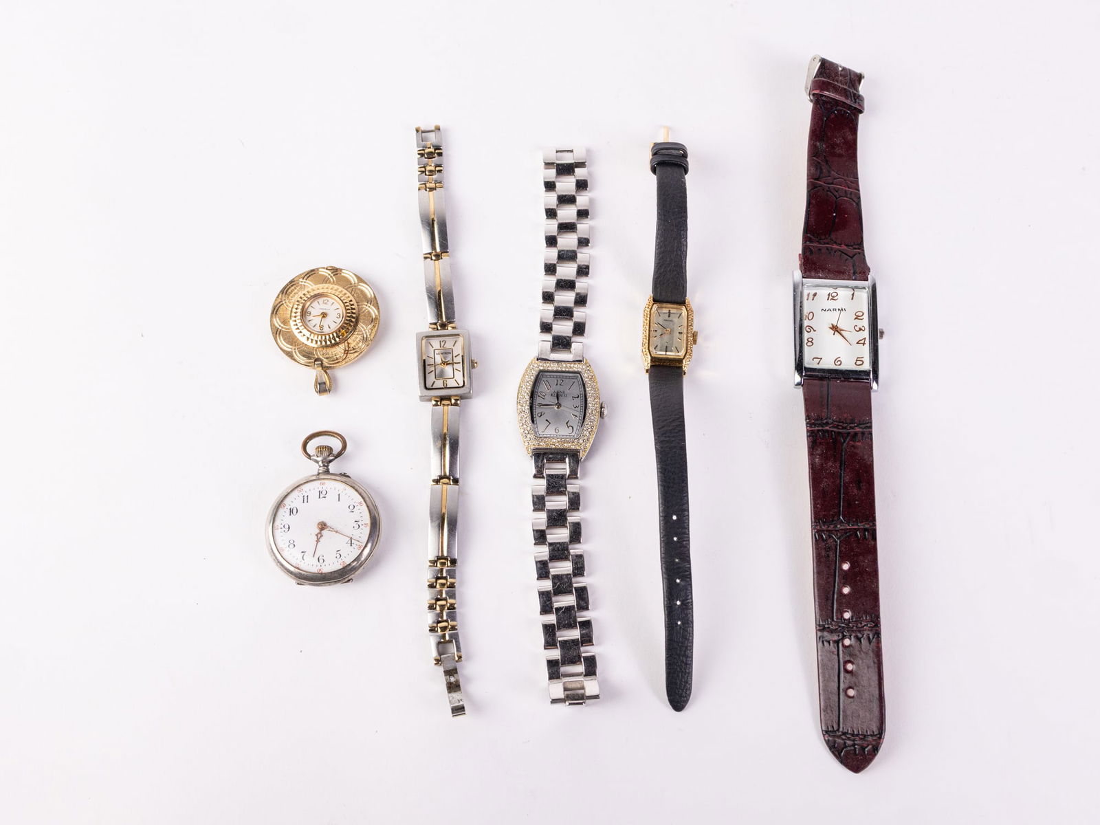 Watch Assortment Featuring Sterling Silver Pocket Watch (1 of 8)
