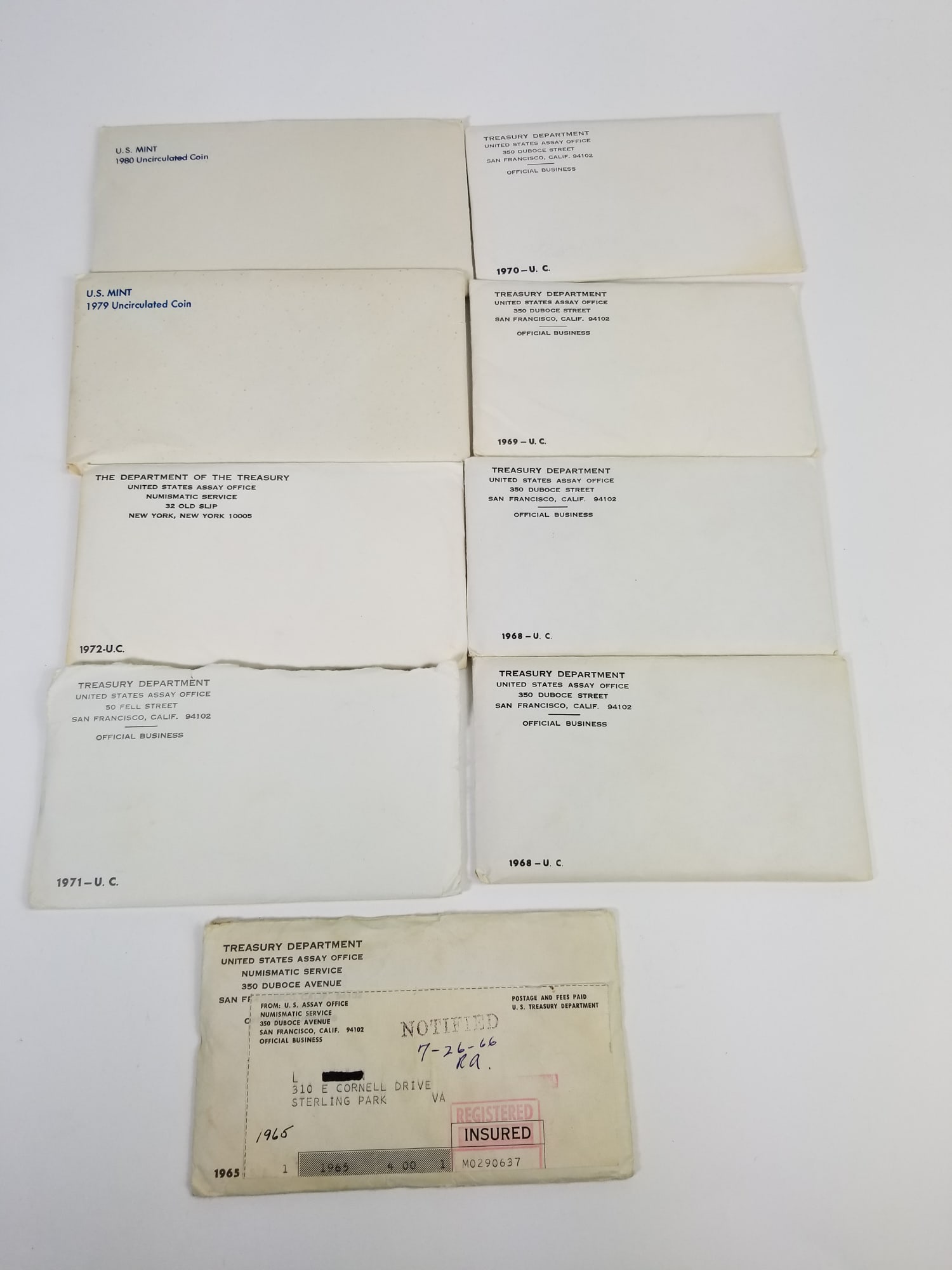 Nine Uncirculated Mint Sets (1 of 5)