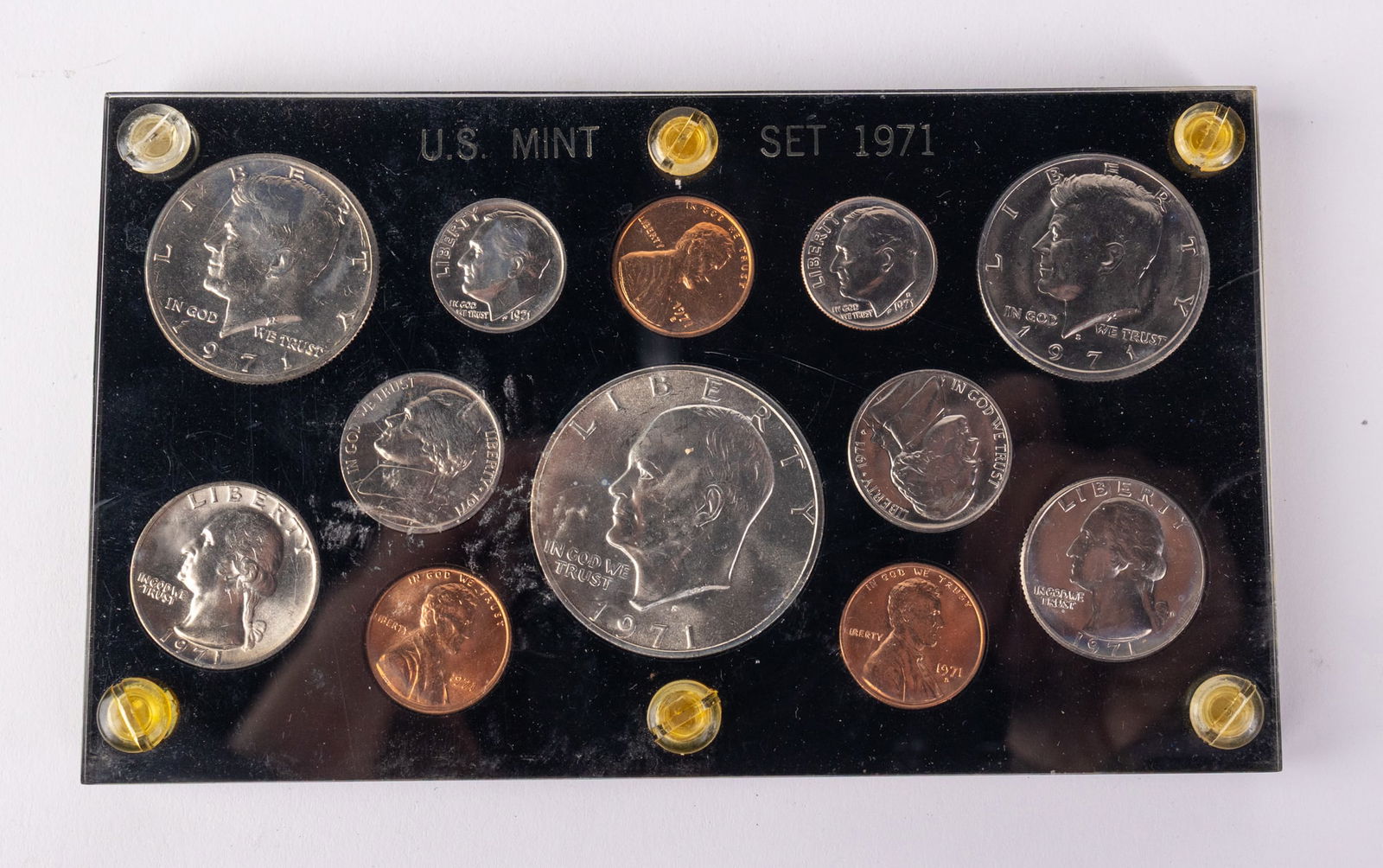 1971 U.S. Mint Set with Silver Eisenhower Dollar (1 of 2)