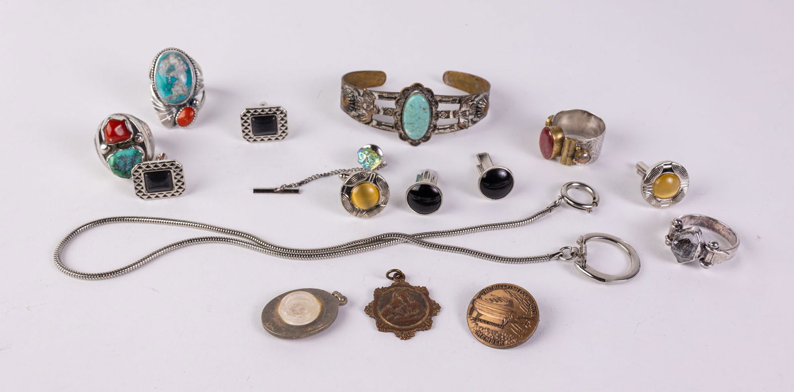 Costume Jewelry Assortment Including Sterling Silver Jewelry (1 of 5)