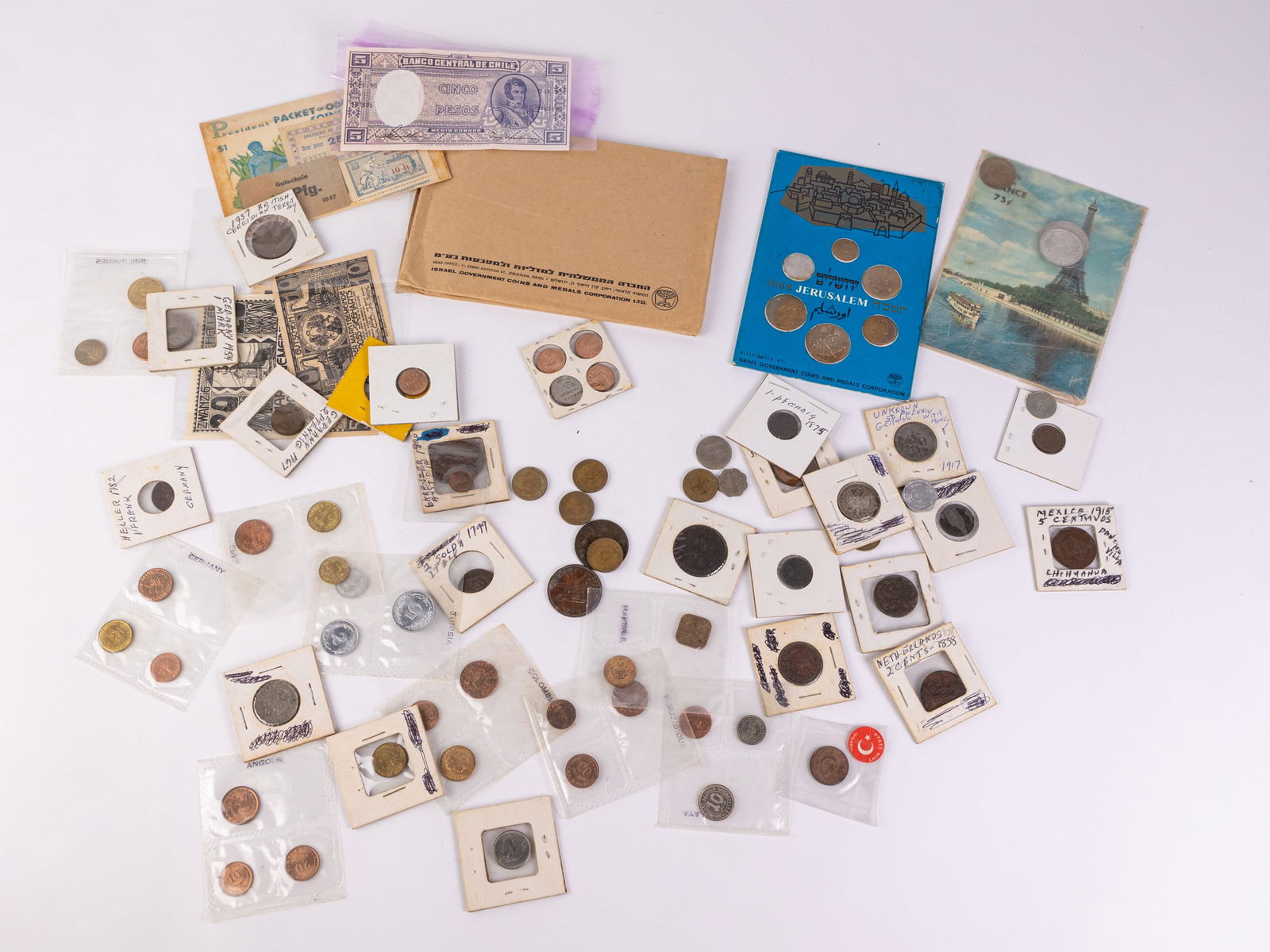 Foreign Coins and Paper Money: Foreign Coins and Paper Money, from countries including: Germany - Mexico - Israel - Istanbul - Great Britain - and more Literature Brooks Auction – Online Auction Terms & Conditions —R