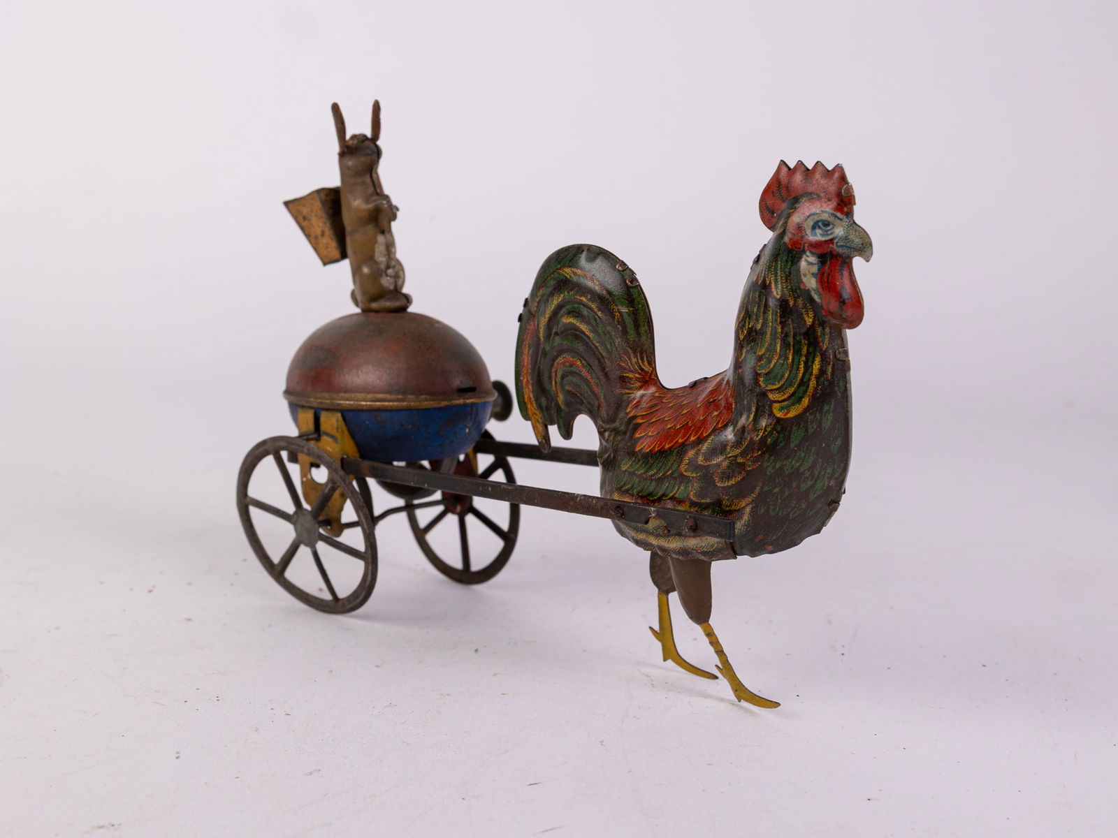 Lehmann Rooster and Rabbit Duo Tin Wind Up Toy (1 of 5)