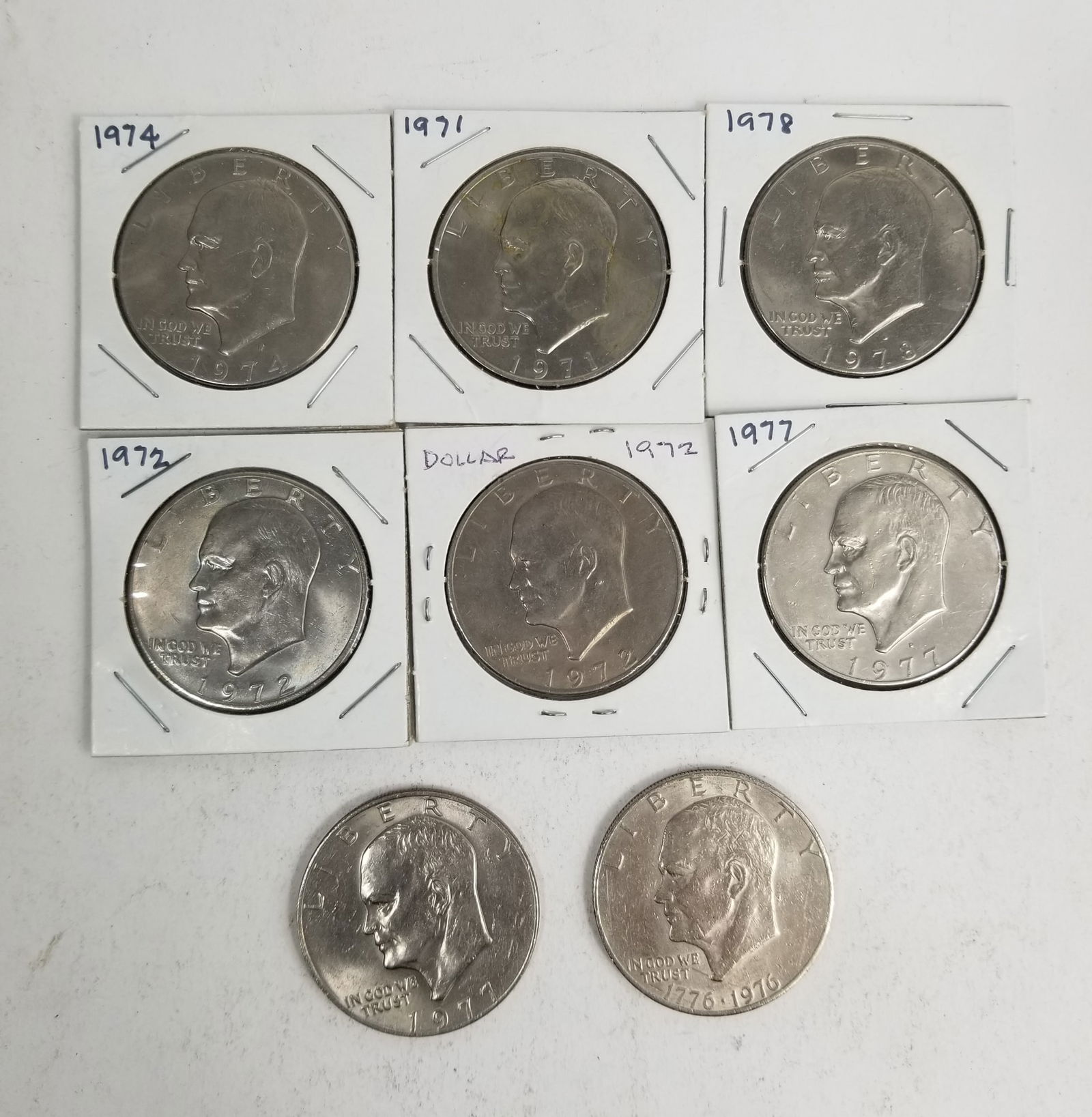 Eight Eisenhower Dollars (1 of 5)