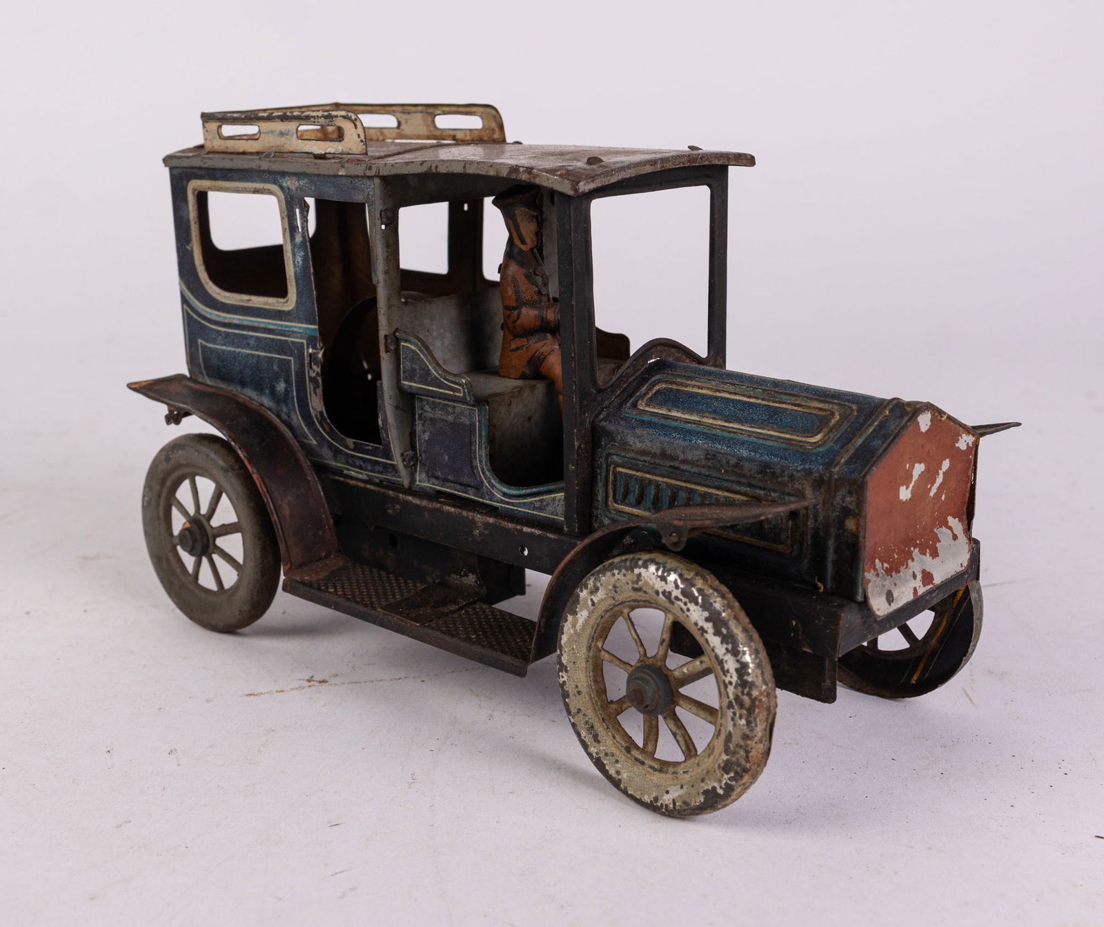Antique Early Tin Toy Wind Up Car (1 of 5)