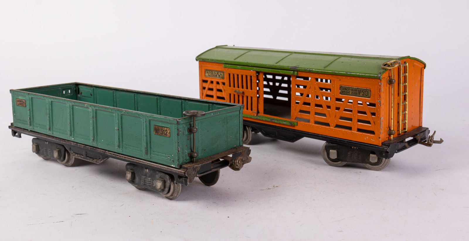 Lionel No. 513 and No. 512 Model Railroad Cars (1 of 6)
