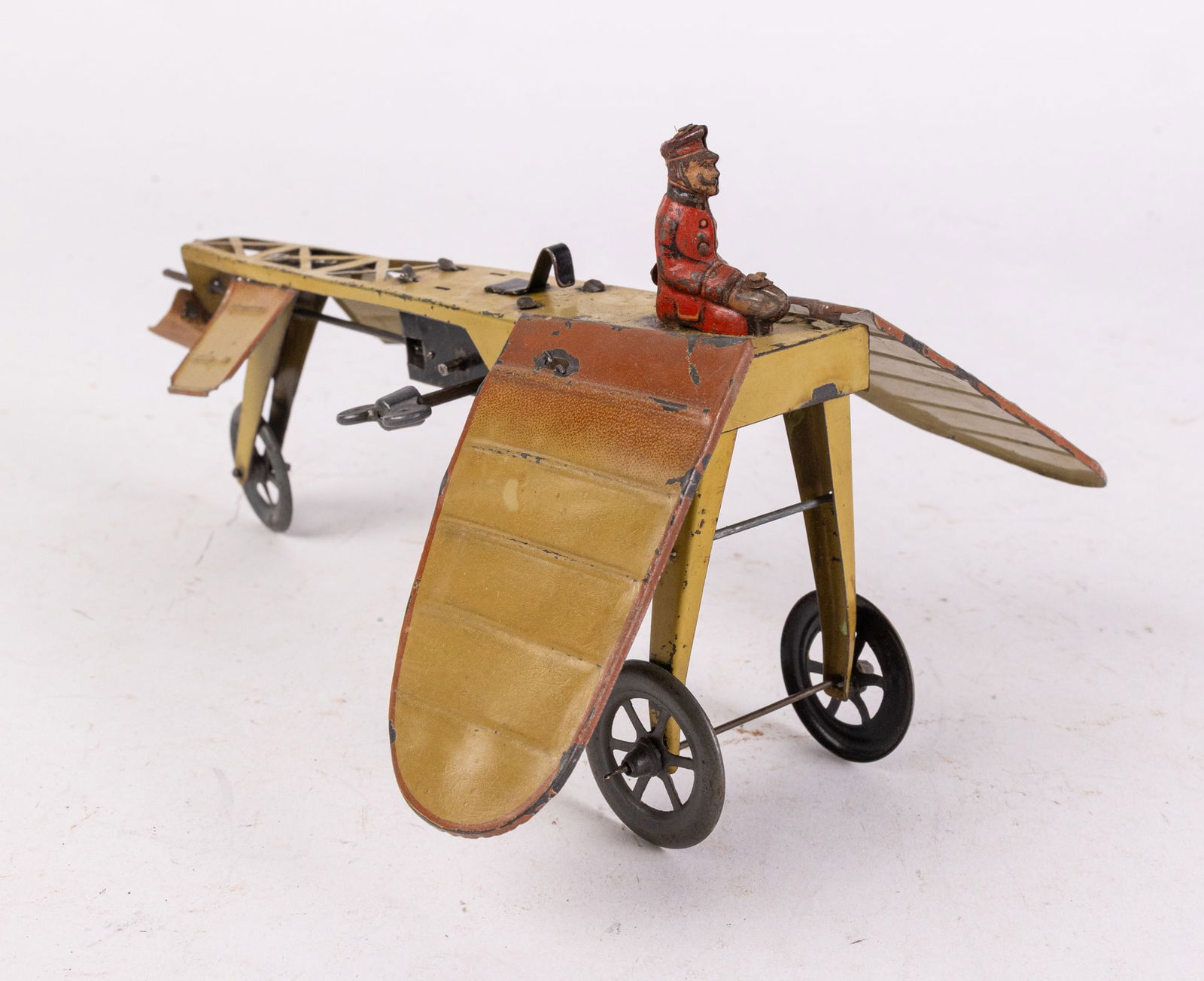 Fisher Flapping Wing Type Early Tin Wind Up Airplane (1 of 6)