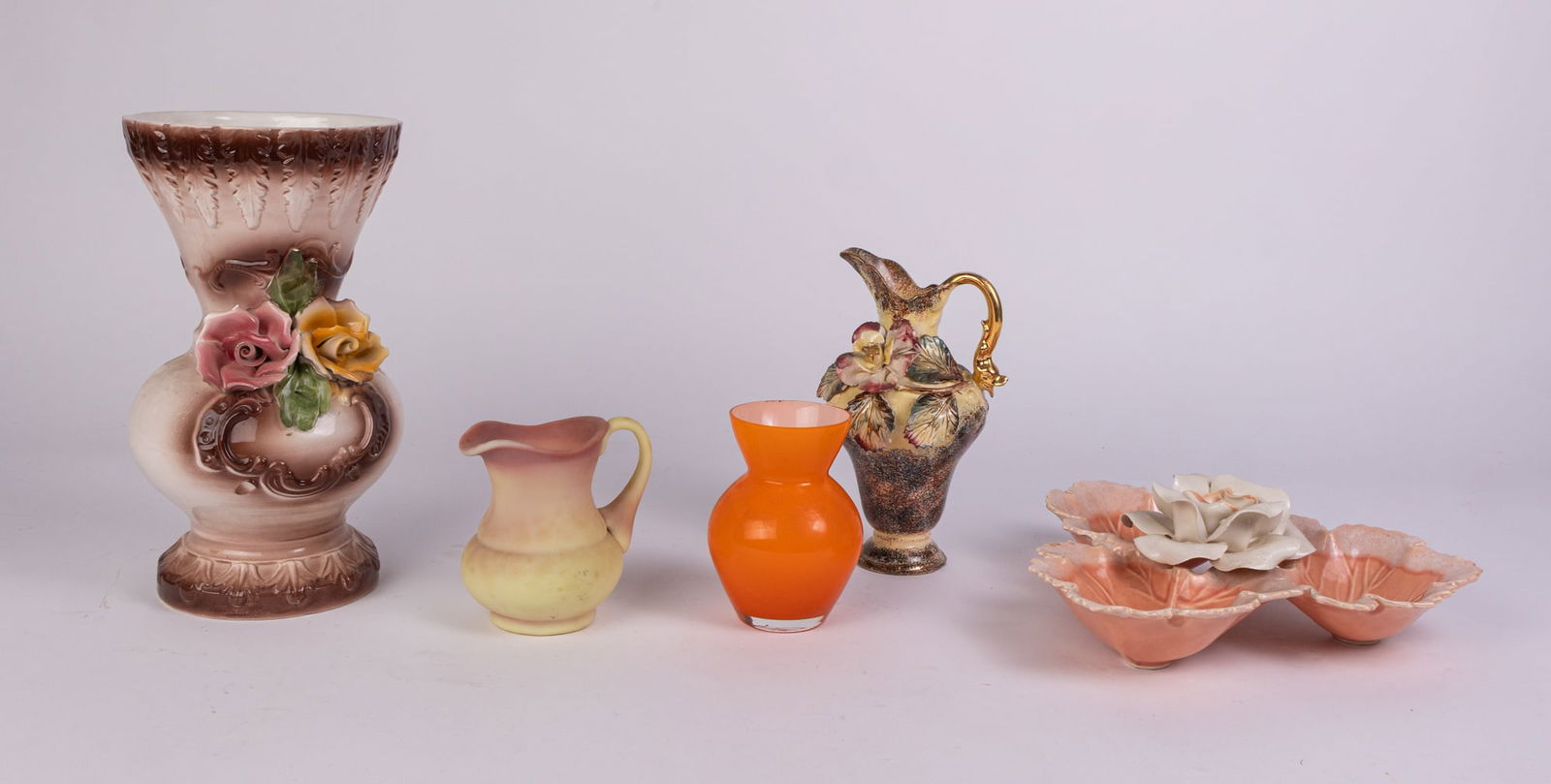 Vintage Capodimonte Porcelain Floral Decor (1 of 6)