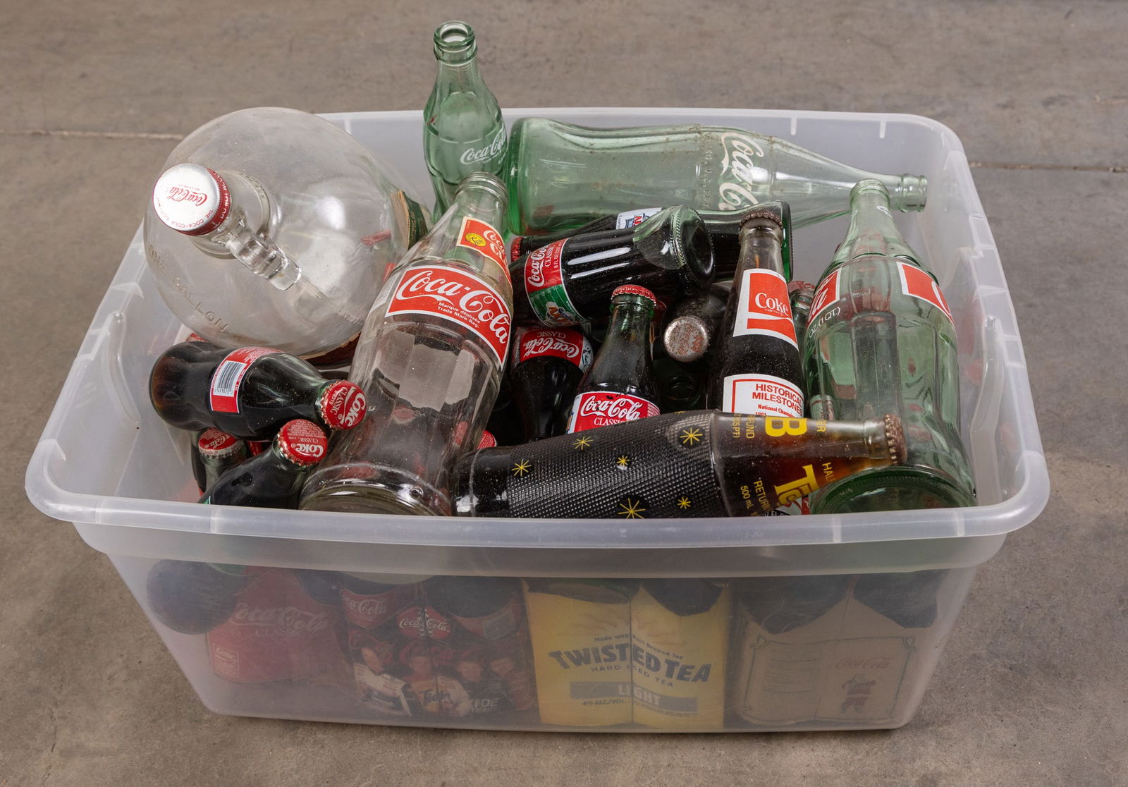 Lot of Coca-Cola Vintage Glass Bottles (1 of 4)