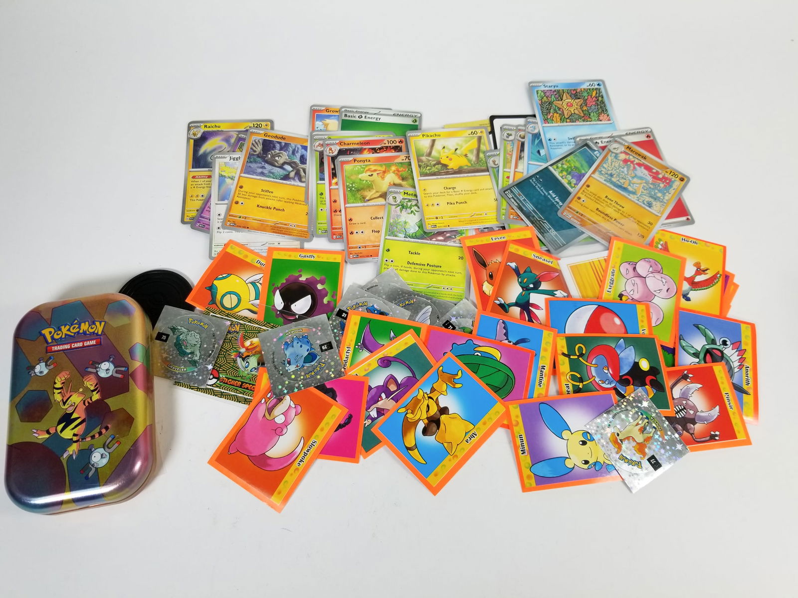 Vintage Pokemon Stickers and 2023 Card Assortment (1 of 4)