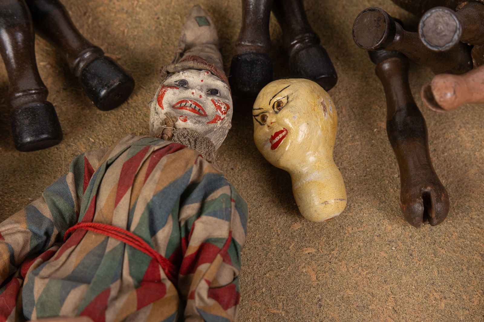 Large Pre-War "Schoenhut Humpty Dumpty Circus" Set - 8