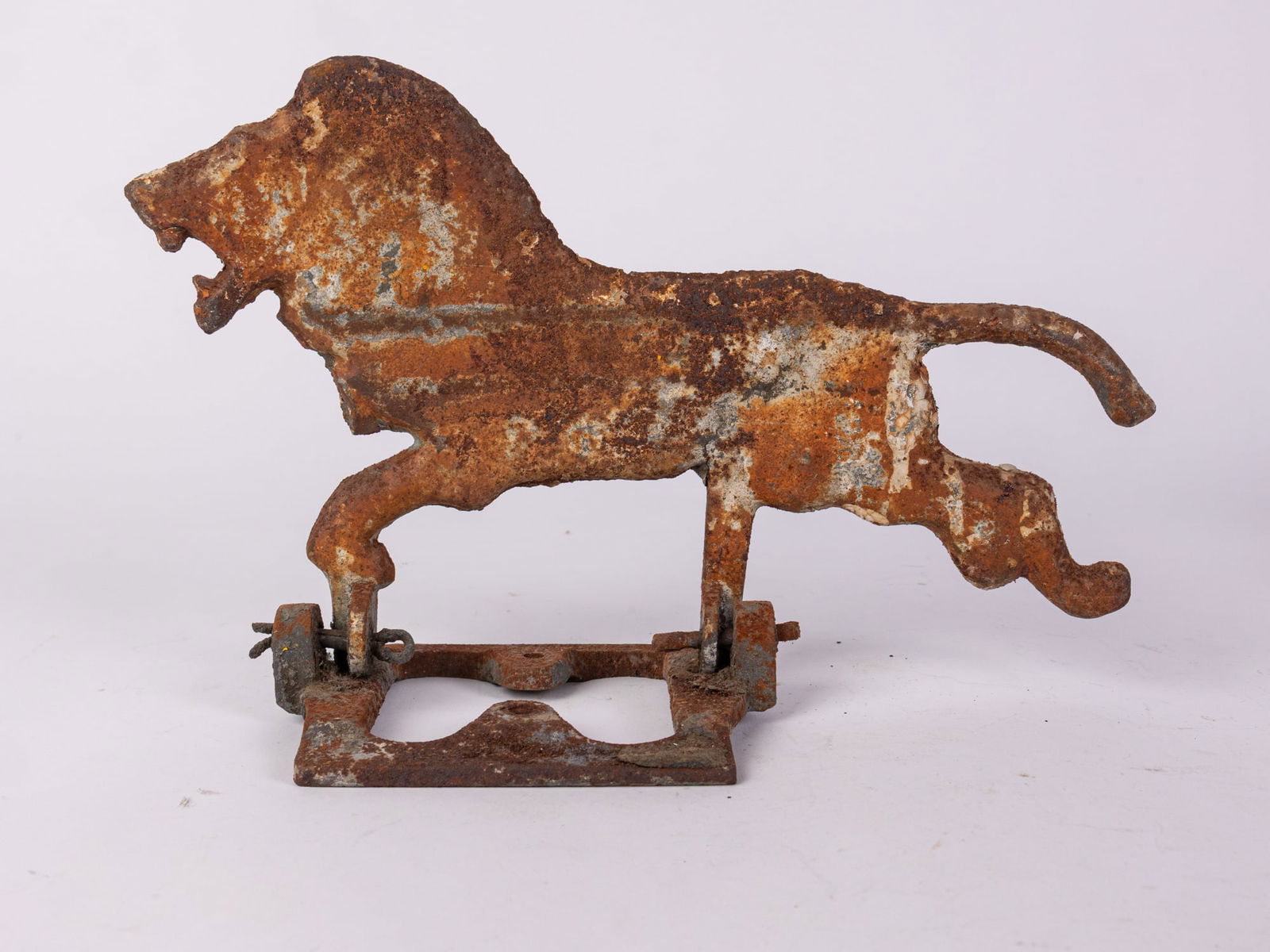 Cast Iron Lion Shooting Gallery Target w/ Base (1 of 6)