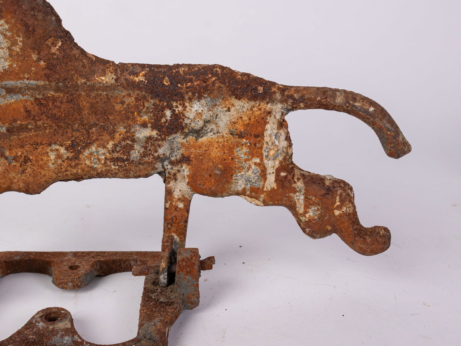 Cast Iron Lion Shooting Gallery Target w/ Base - 4