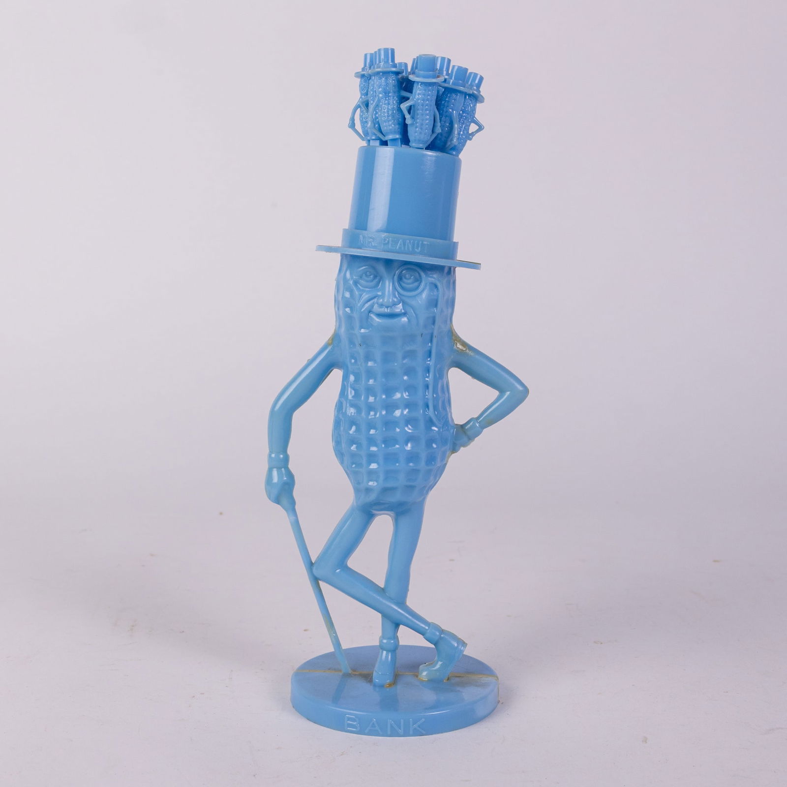 Scarce "Mr. Peanut" Cocktail Stirrer Holder Advertisement Display: Scarce "Mr. Peanut" Cocktail Stirrer Holder Advertisement DisplaySize10" HLiterature Brooks Auction is not responsible for outbids. Questions? Call the office at (856) 694-2960 or email us directly