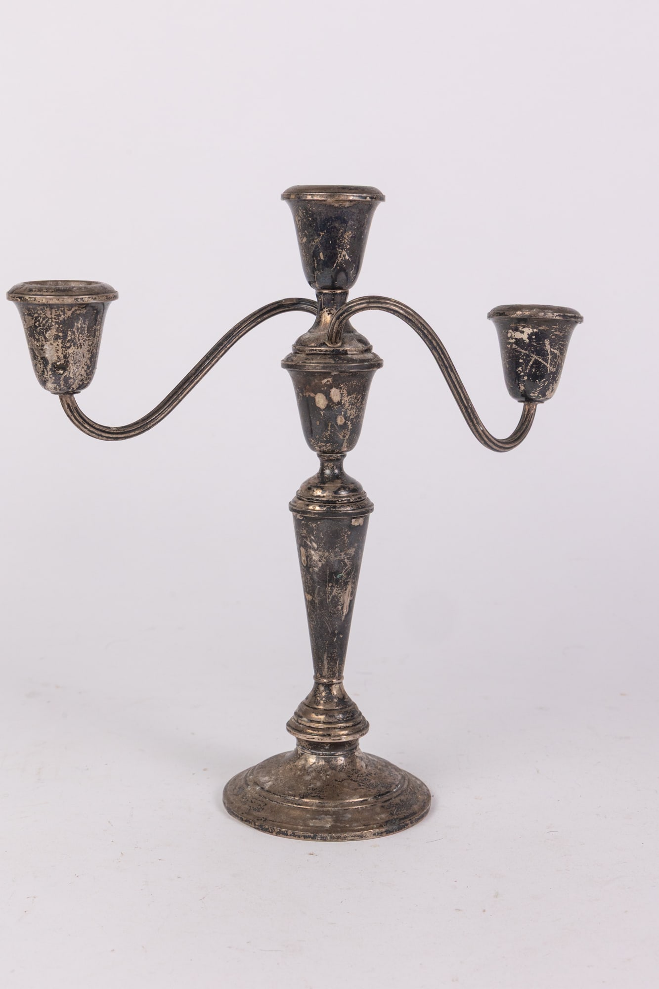 Vintage Newport Sterling Silver Weighted Candle Holder (1 of 5)