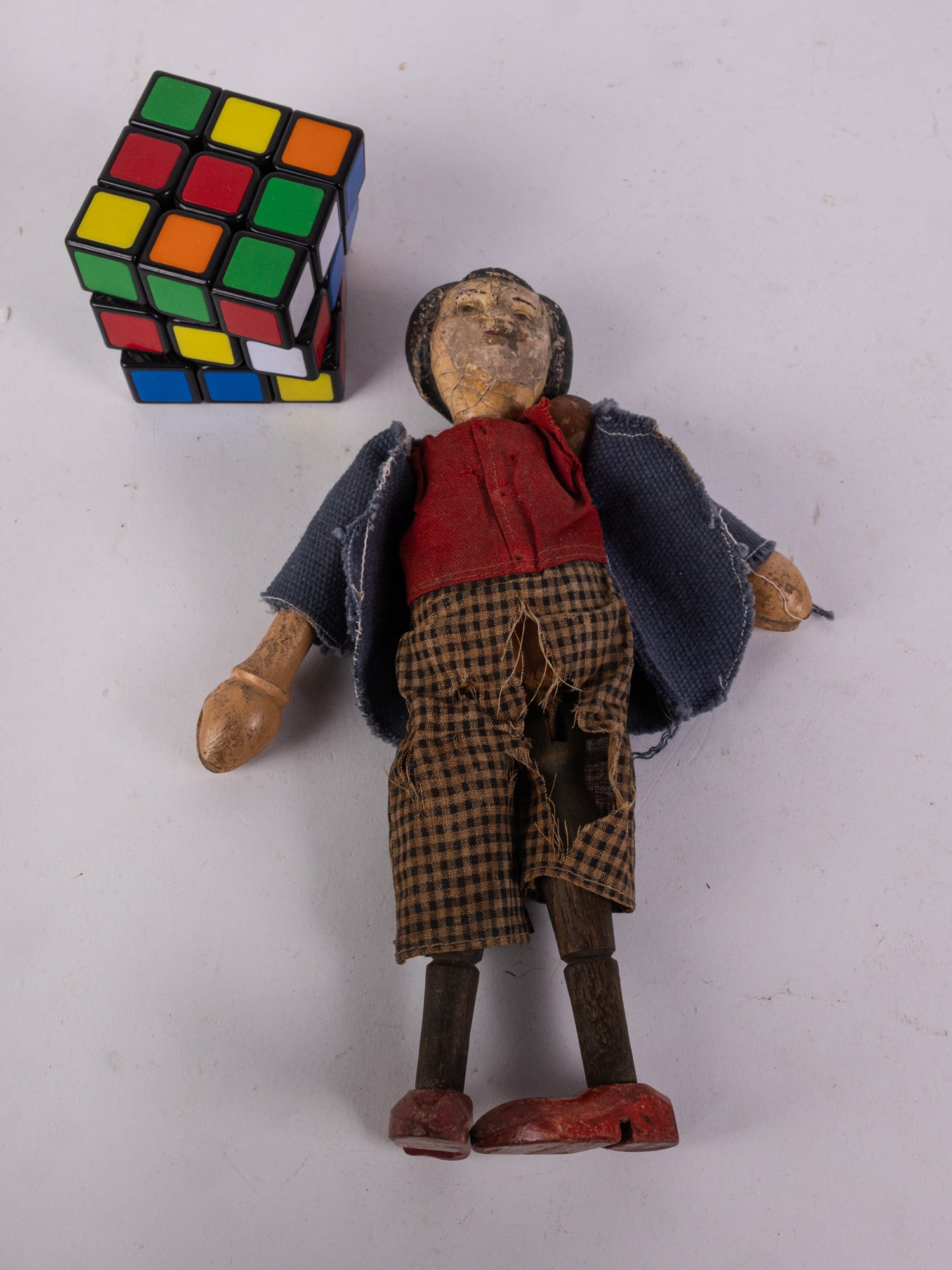 Early Schoenhut "Max" of MAX & MORITZ Wood Jointed Figure - 2