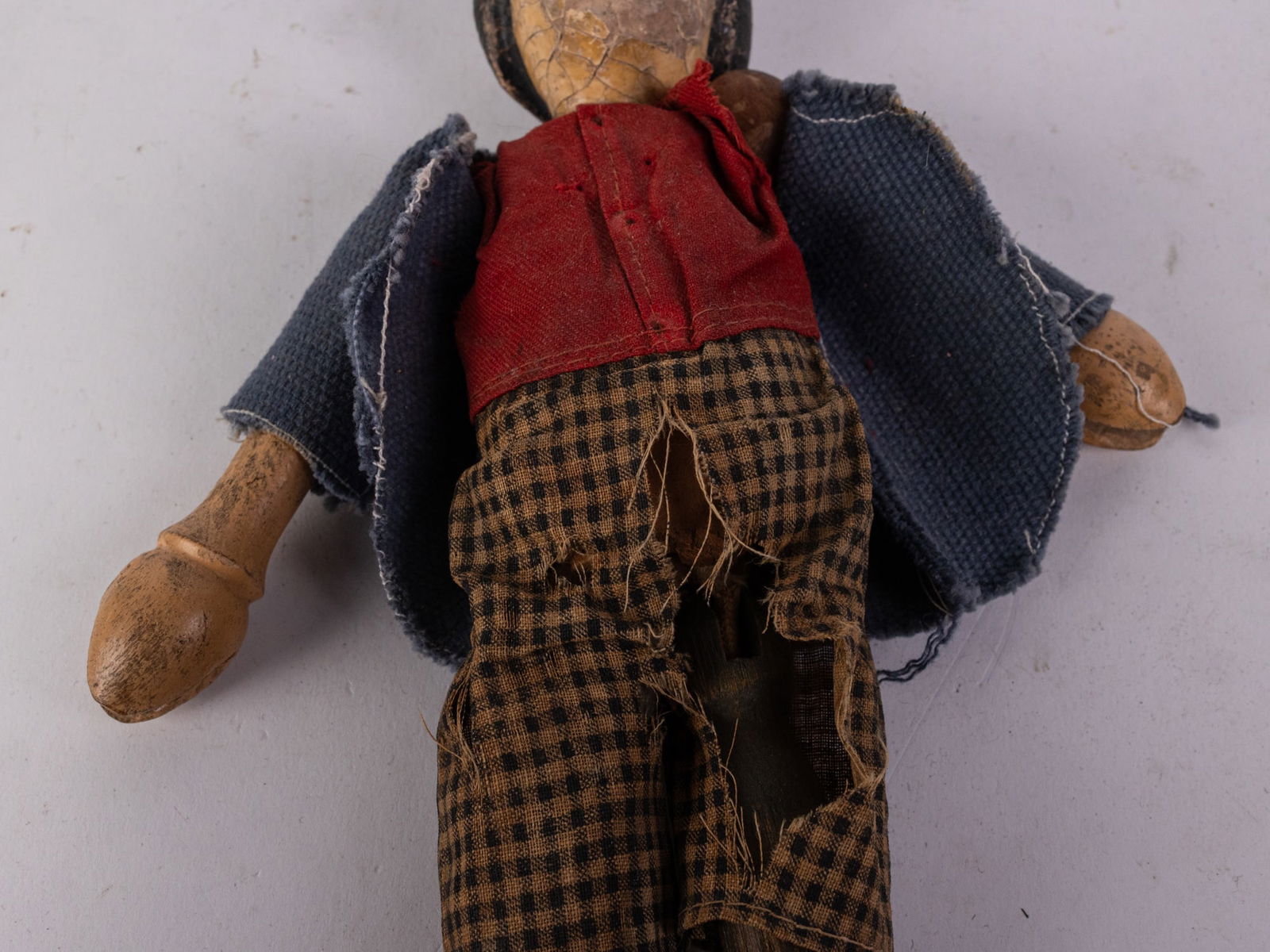 Early Schoenhut "Max" of MAX & MORITZ Wood Jointed Figure - 4