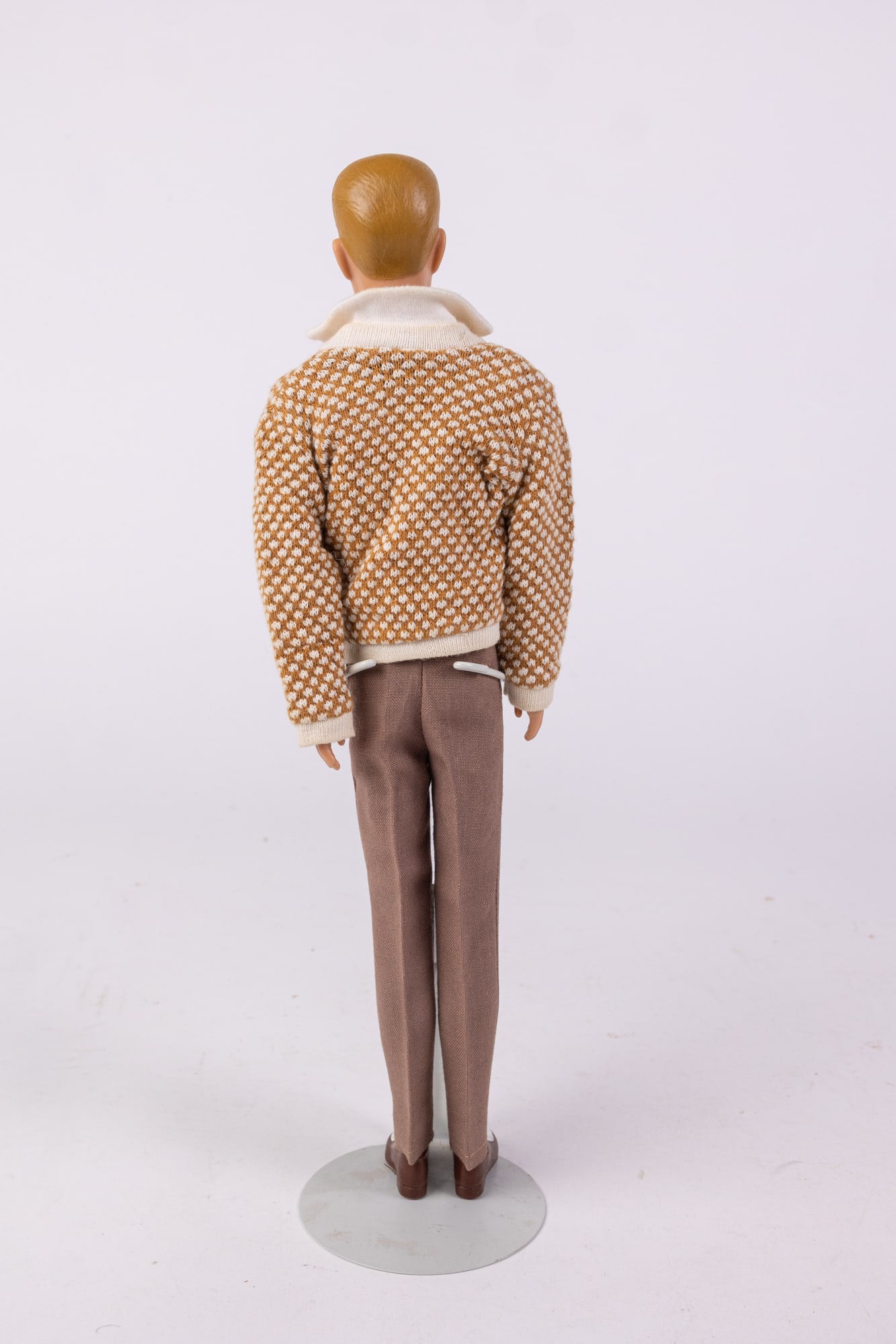 1960s Ken Doll Barbie Boyfriend Blonde in Fraternity Meeting #1408 - 3