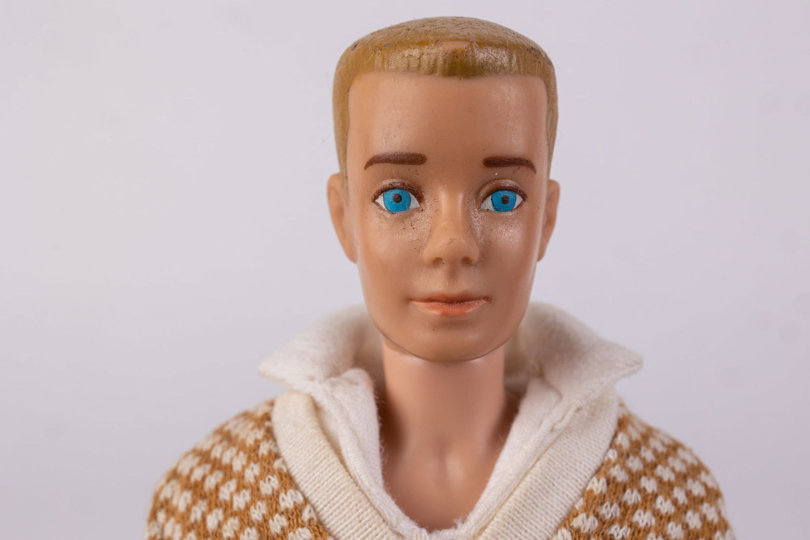 1960s Ken Doll Barbie Boyfriend Blonde in Fraternity Meeting #1408 - 5