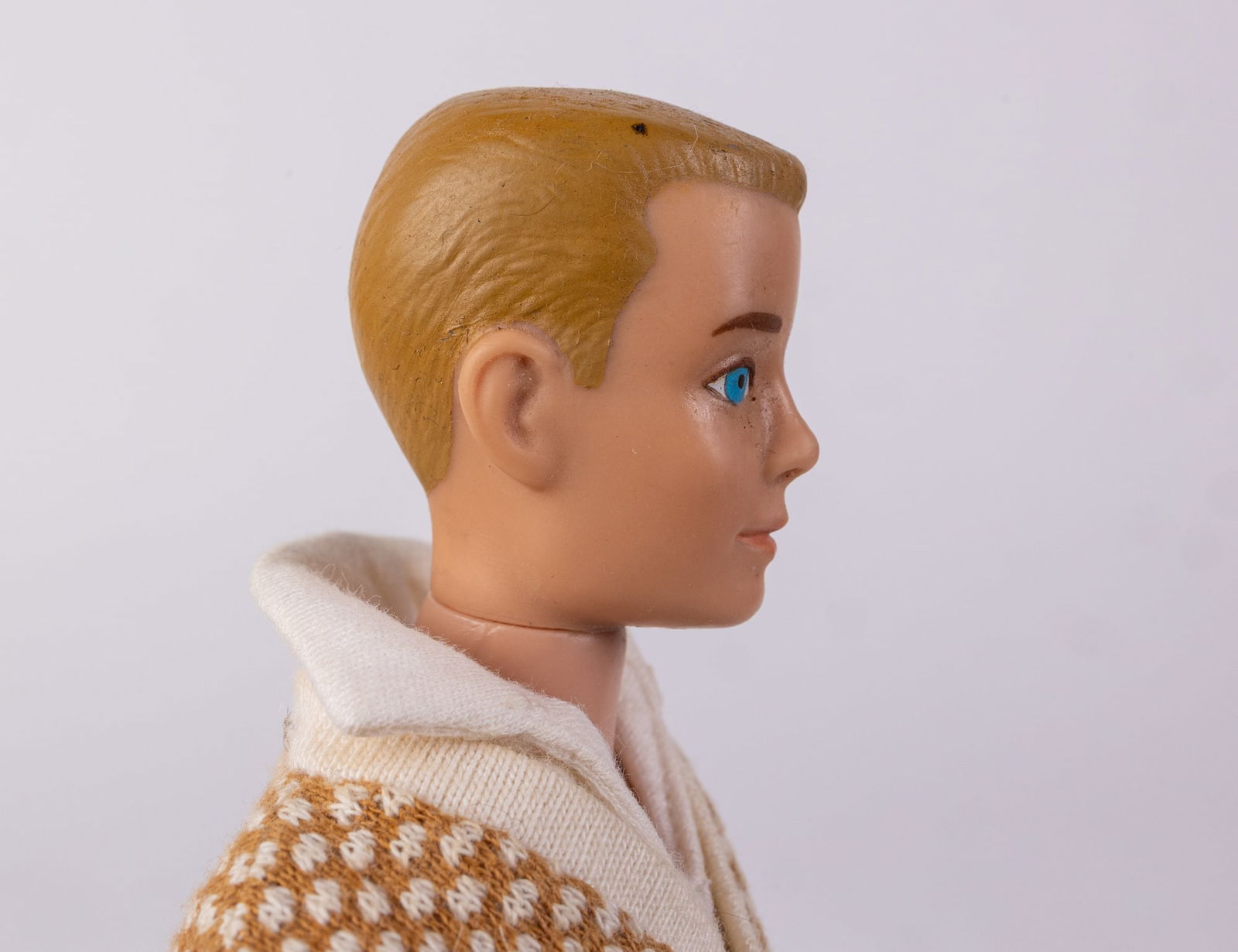 1960s Ken Doll Barbie Boyfriend Blonde in Fraternity Meeting #1408 - 6