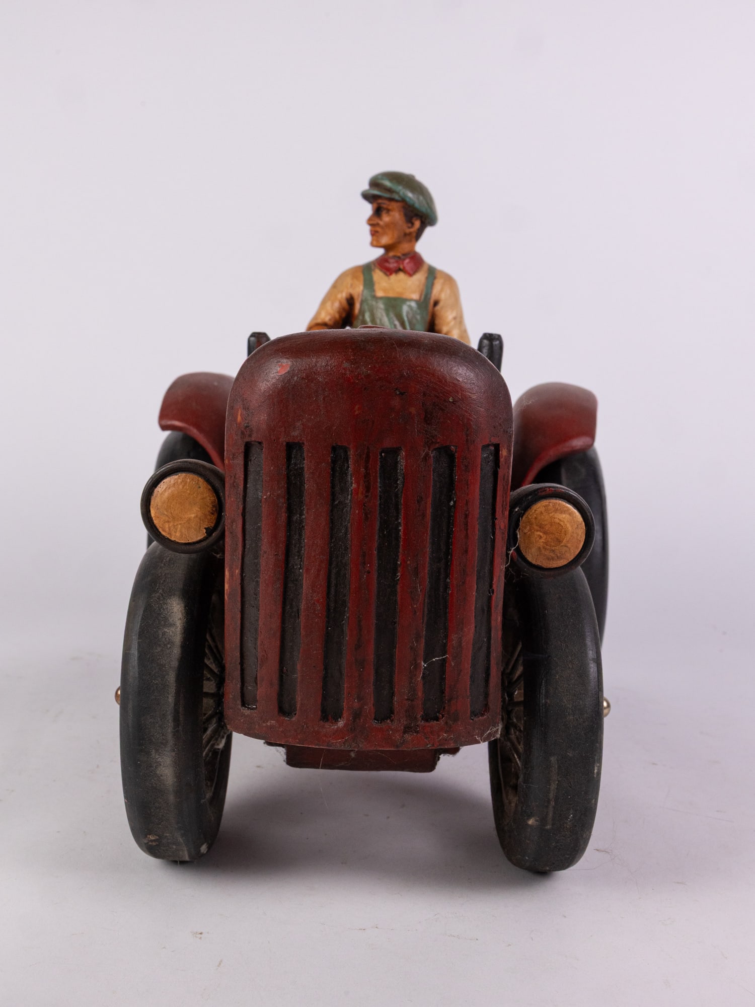 Vintage "Man on Tractor" Sculpture - 5