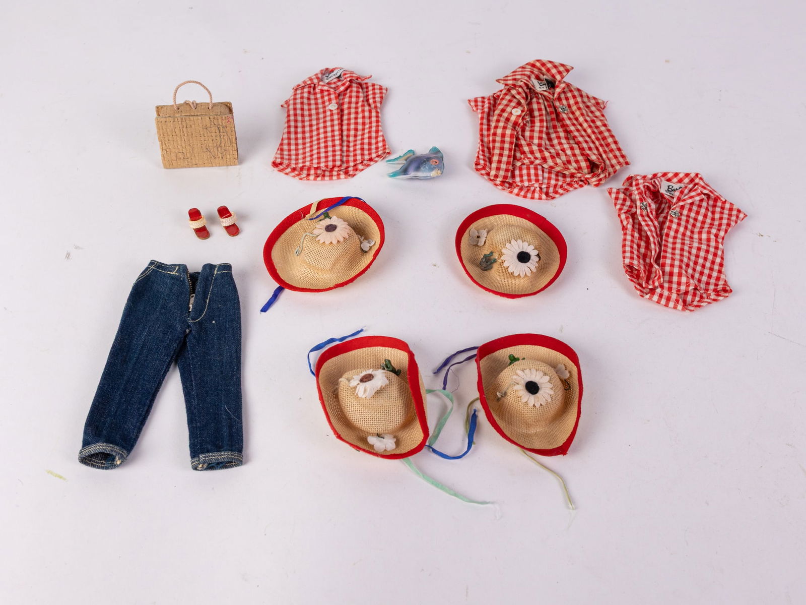 Vintage Barbie 60's "Picnic" 967 Set Complete w/ Duplicates: Vintage Barbie 60's "Picnic" 967 Set Complete w/ Duplicates Size 7" L Literature Brooks Auction is not responsible for outbids. Questions? Call the office at (856) 694-2960 or email us directly at i