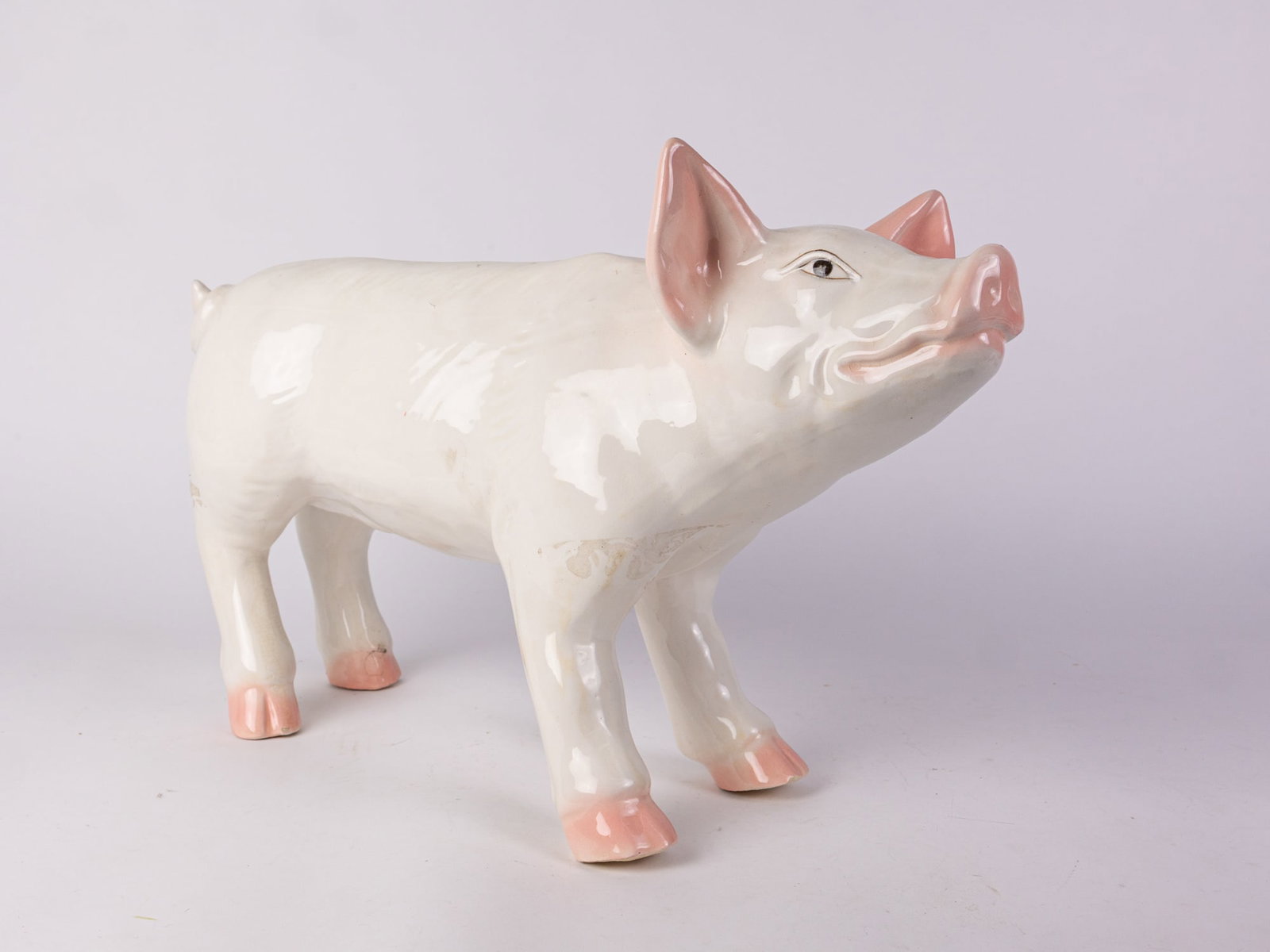 Large Ceramic French Style Pig Sculpture (1 of 6)