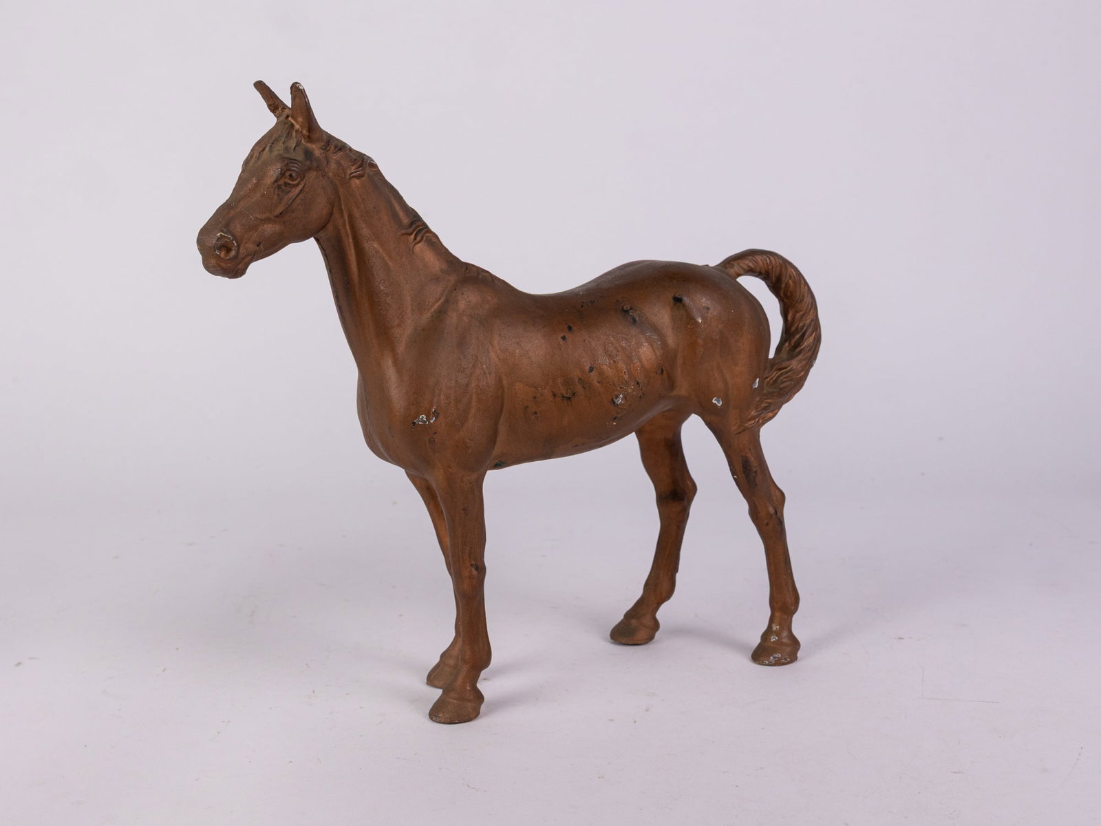 Vintage Cast Iron Horse Figural Door Stop (1 of 7)
