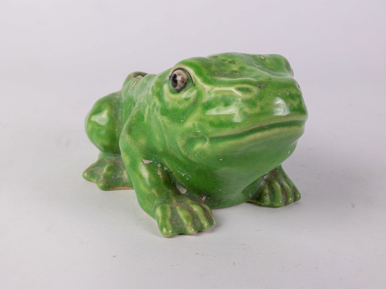 Japanese Mid Century Ceramic Figural Frog Planter: Japanese Mid Century Ceramic Figural Frog Planter Size 4" x 8" x 6" Literature Brooks Auction is not responsible for outbids. Questions? Call the office at (856) 694-2960 or email us directly at inf