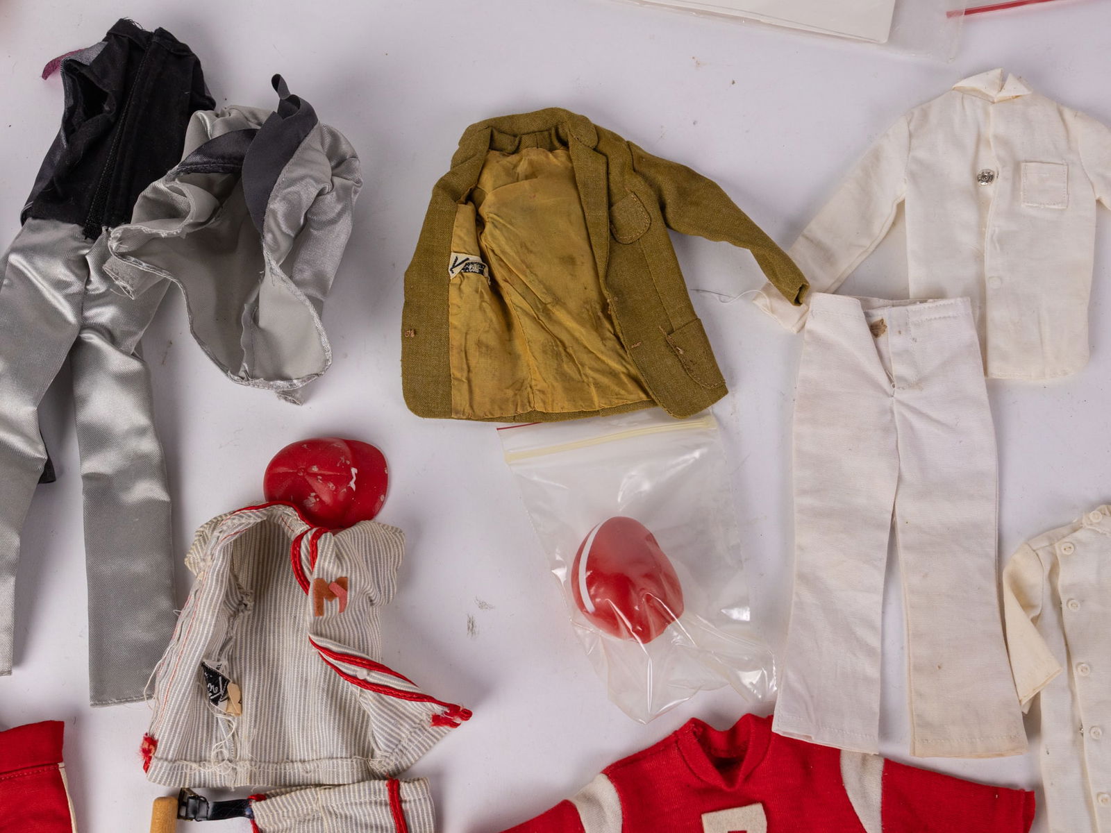 Vintage Mattel Barbie Ken Clothing Set Assortment ft. Skin Diver & Touchdown - 9