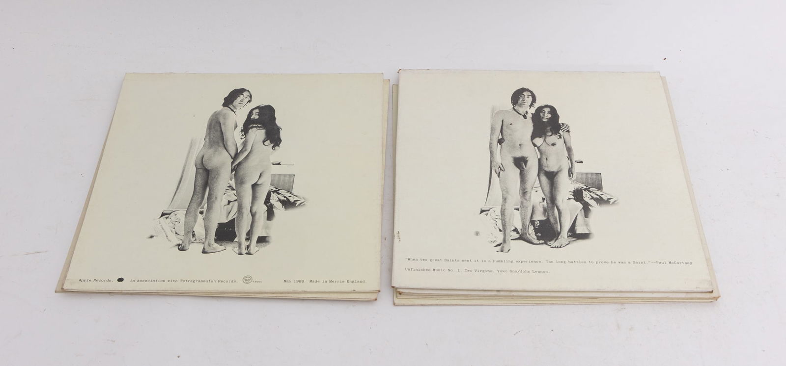 Naked John Lennon & Yoko Ono Record Sleeves (1 of 8)