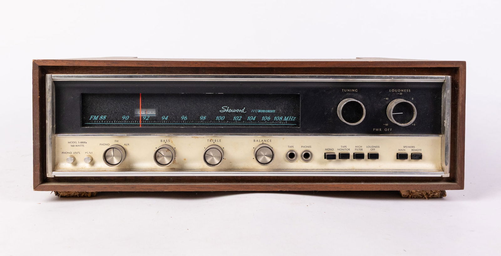 Vintage Sherwood S-8800 Stereo Receiver 160 Watts (1 of 8)