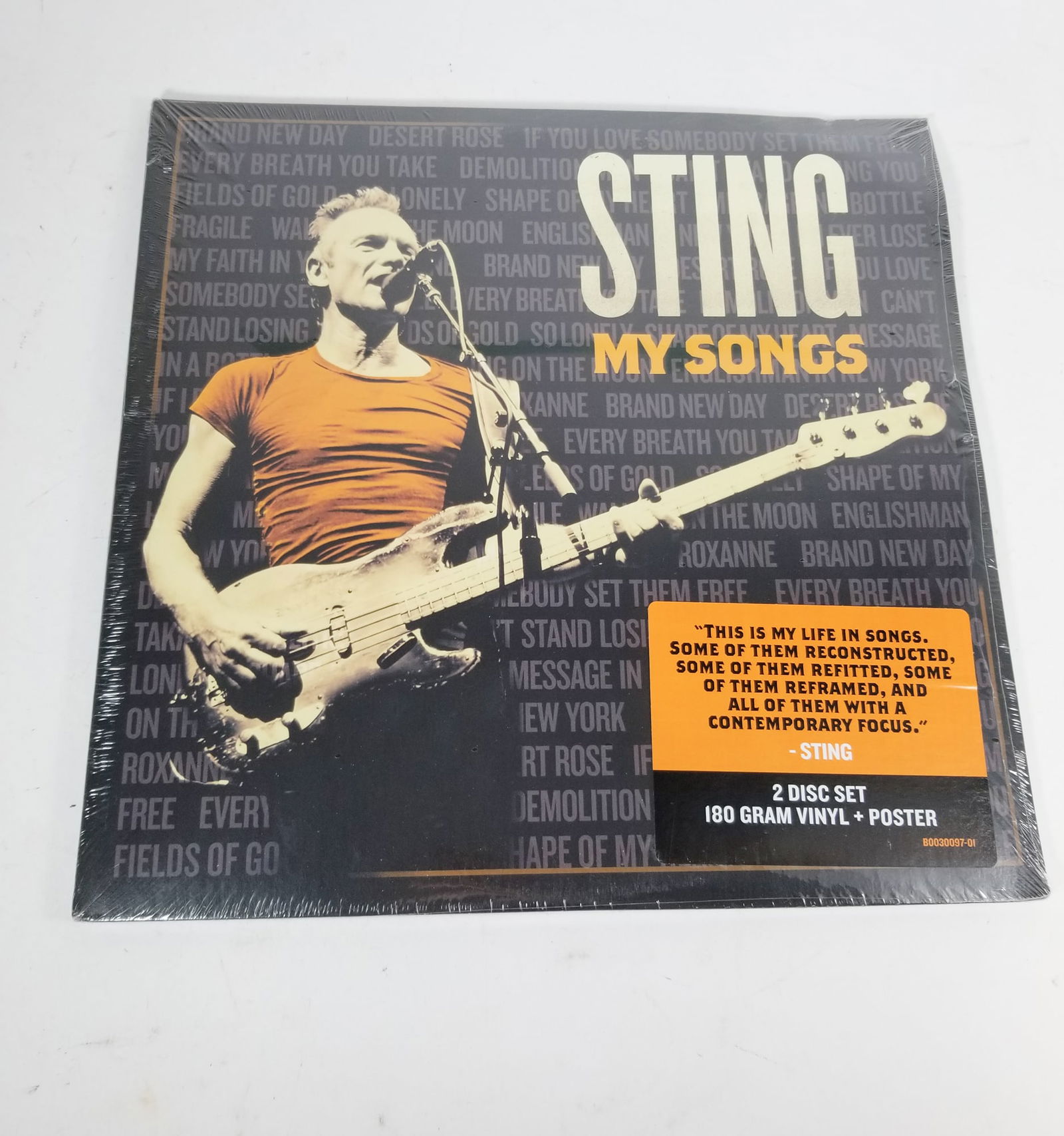 *SEALED* Sting - My Songs 2019 [2LP 180g Vinyl + Poster] (1 of 2)