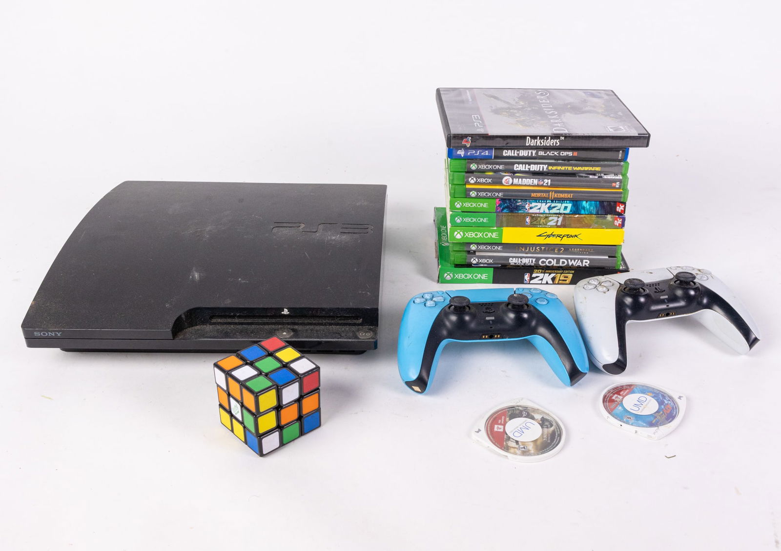 Video Game Assortment w/ PS5 Controllers - 2