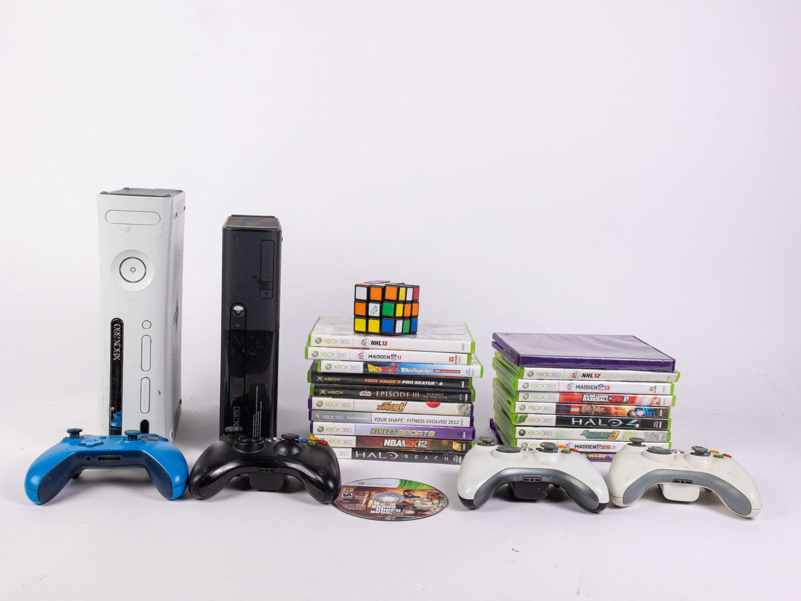 Xbox Assortment Lot w/ Consoles, Games & Controllers - 2