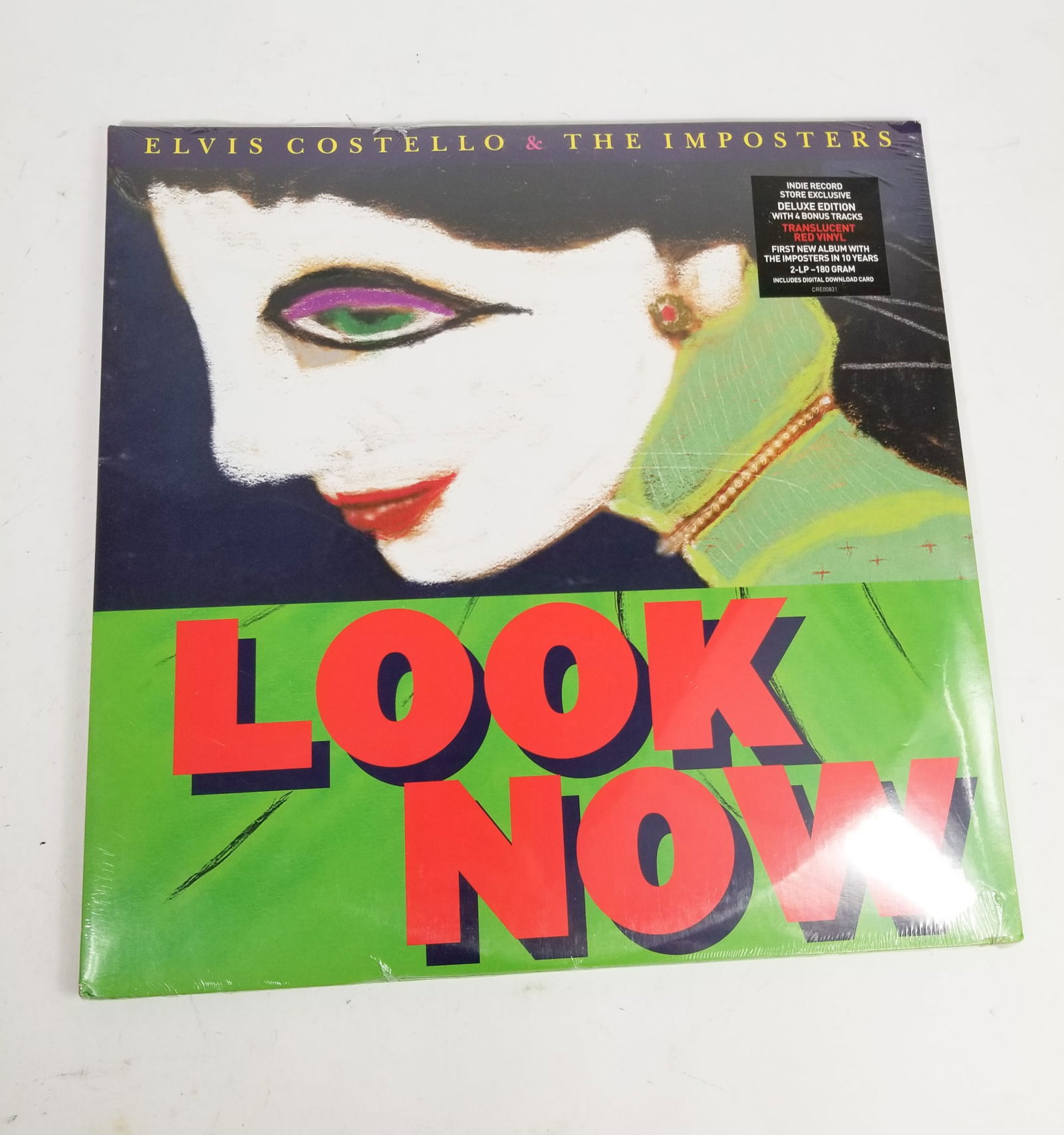 *SEALED* Elvis Costello & The Imposters - Look Now 2018 [Translucent Red Vinyl]: *SEALED* Elvis Costello & The Imposters - Look Now 2018 [Translucent Red Vinyl]Size12" x 12"LiteratureBrooks Auction – Online Auction Terms & Conditions
