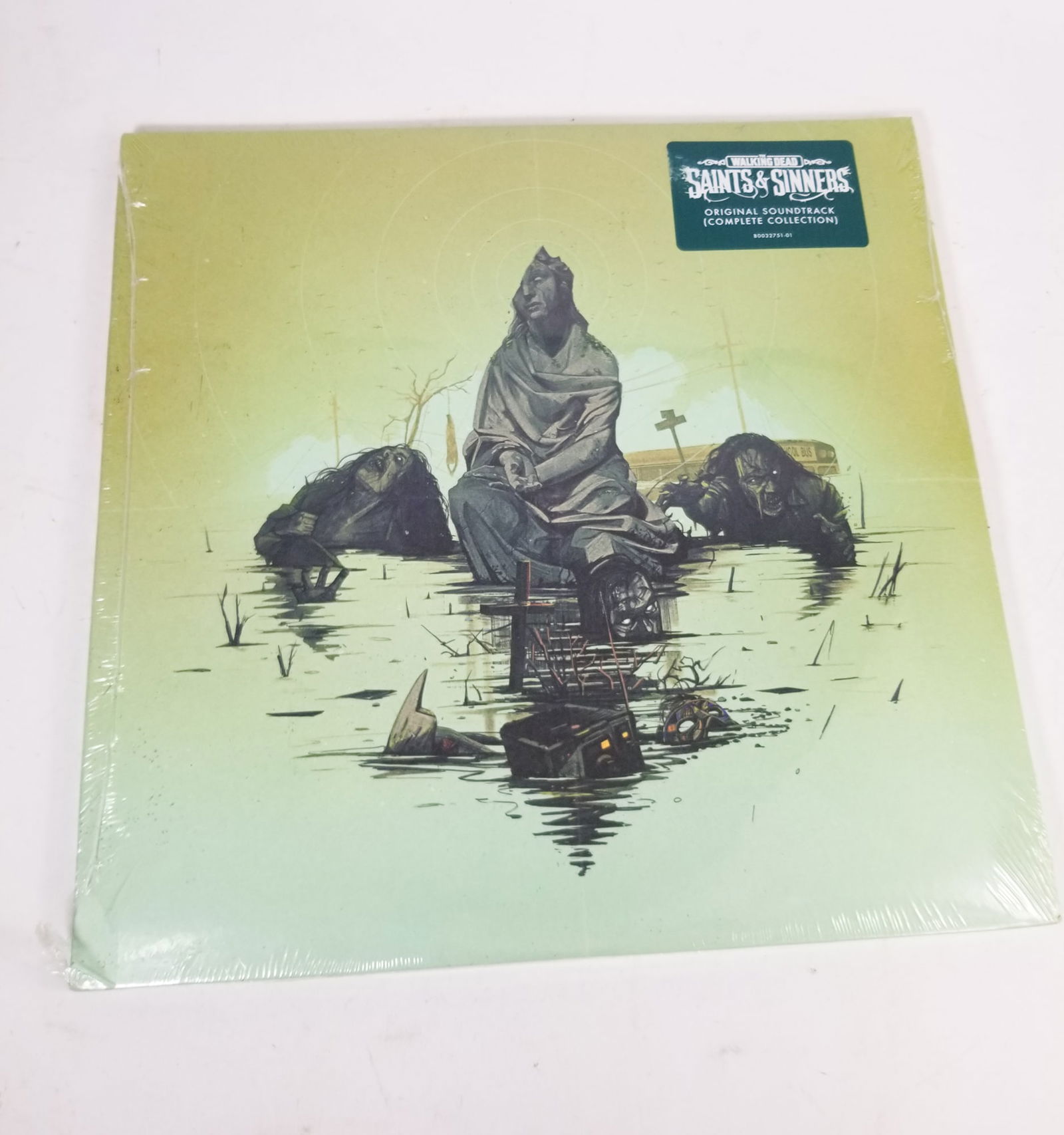 *SEALED* The Walking Dead Saints & Sinners Original Soundtrack [3LP Colored Vinyl]: *SEALED* The Walking Dead Saints & Sinners Original Soundtrack [3LP Colored Vinyl]Size12" x 12"LiteratureBrooks Auction – Online Auction Terms & Conditions