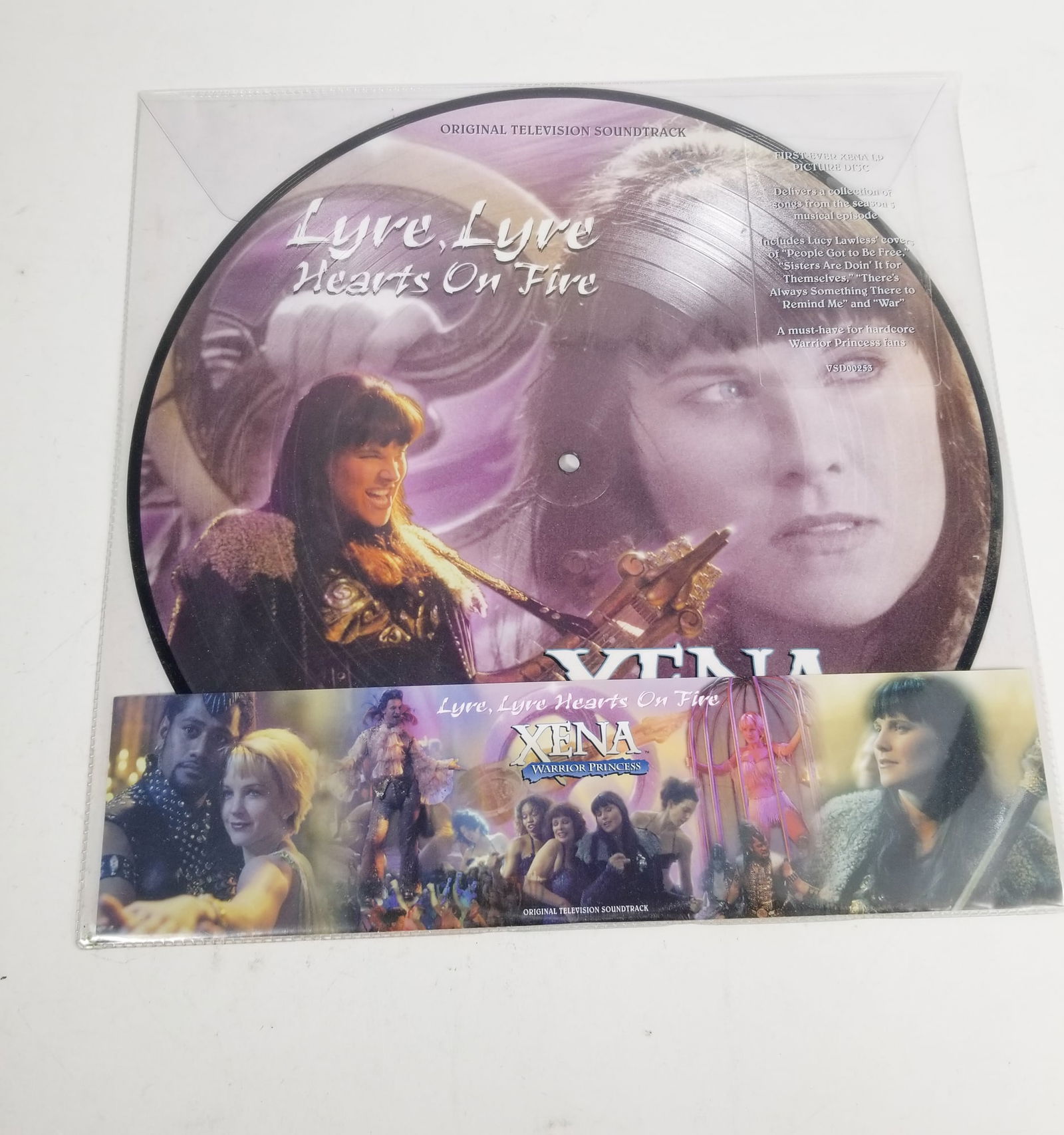 *NEW* Xena Warrior Princess - Lyre, Lyre, Hearts On Fire [Picture Disc] (1 of 3)