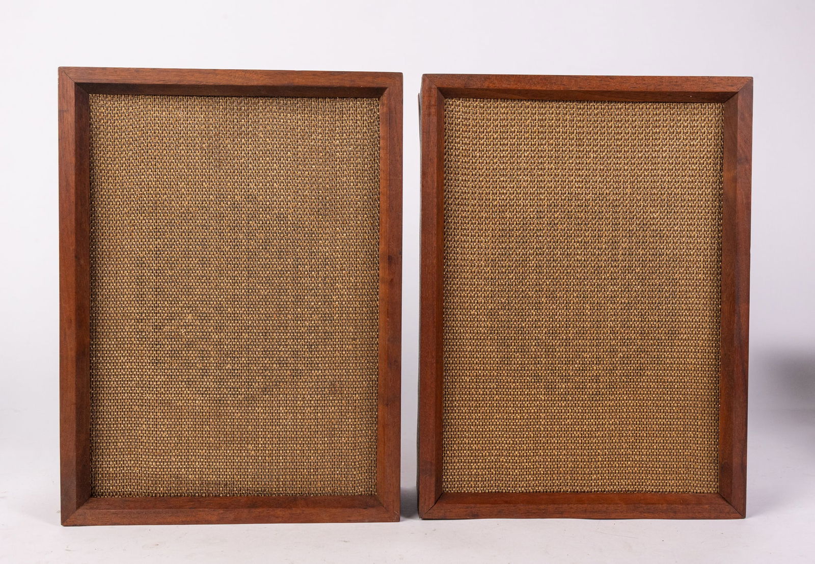 Pair of Mid Century Modern Walnut Case Bookshelf Speakers (1 of 3)