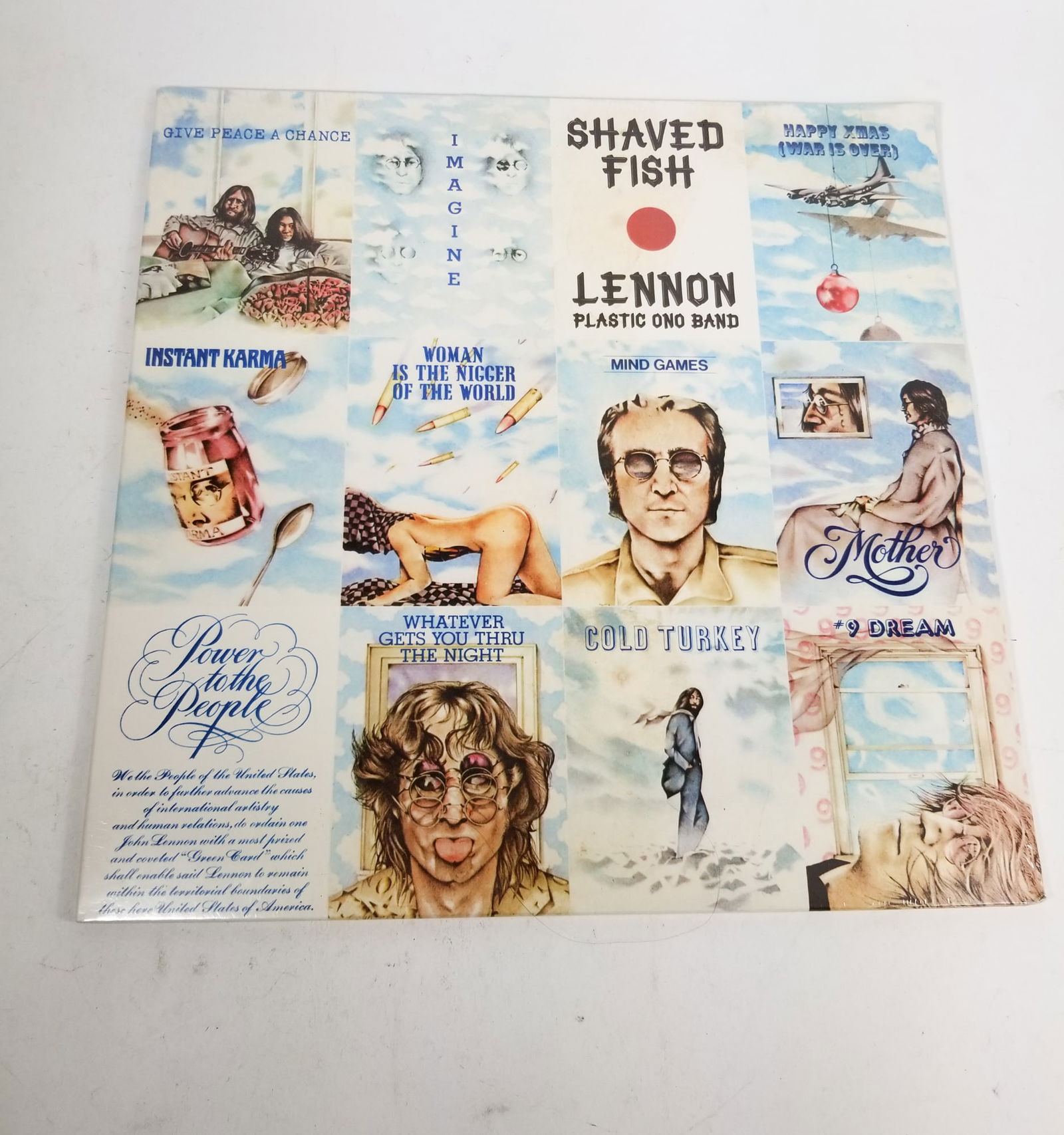 *SEALED* Lennon/Plastic Ono Band - Shaved Fish [180 Gram]: *SEALED* Lennon/Plastic Ono Band - Shaved Fish [180 Gram]Size12" x 12"LiteratureBrooks Auction – Online Auction Terms & Conditions