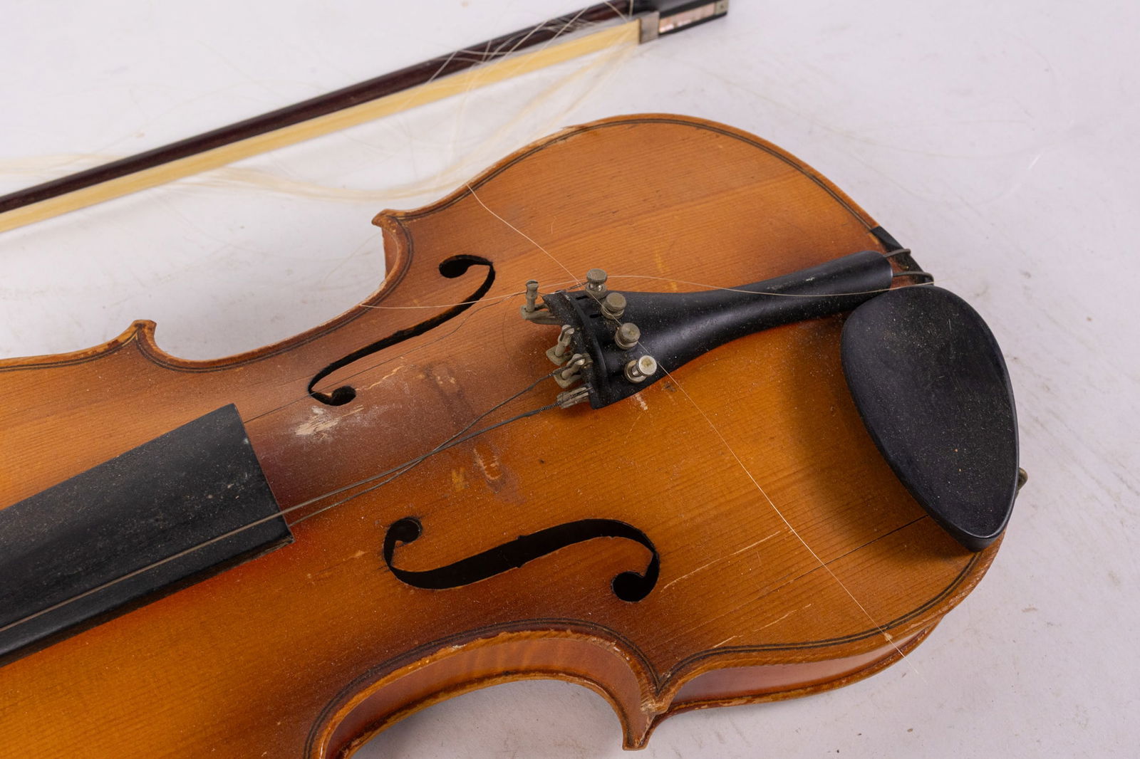 Vintage Unmarked Violin - 3