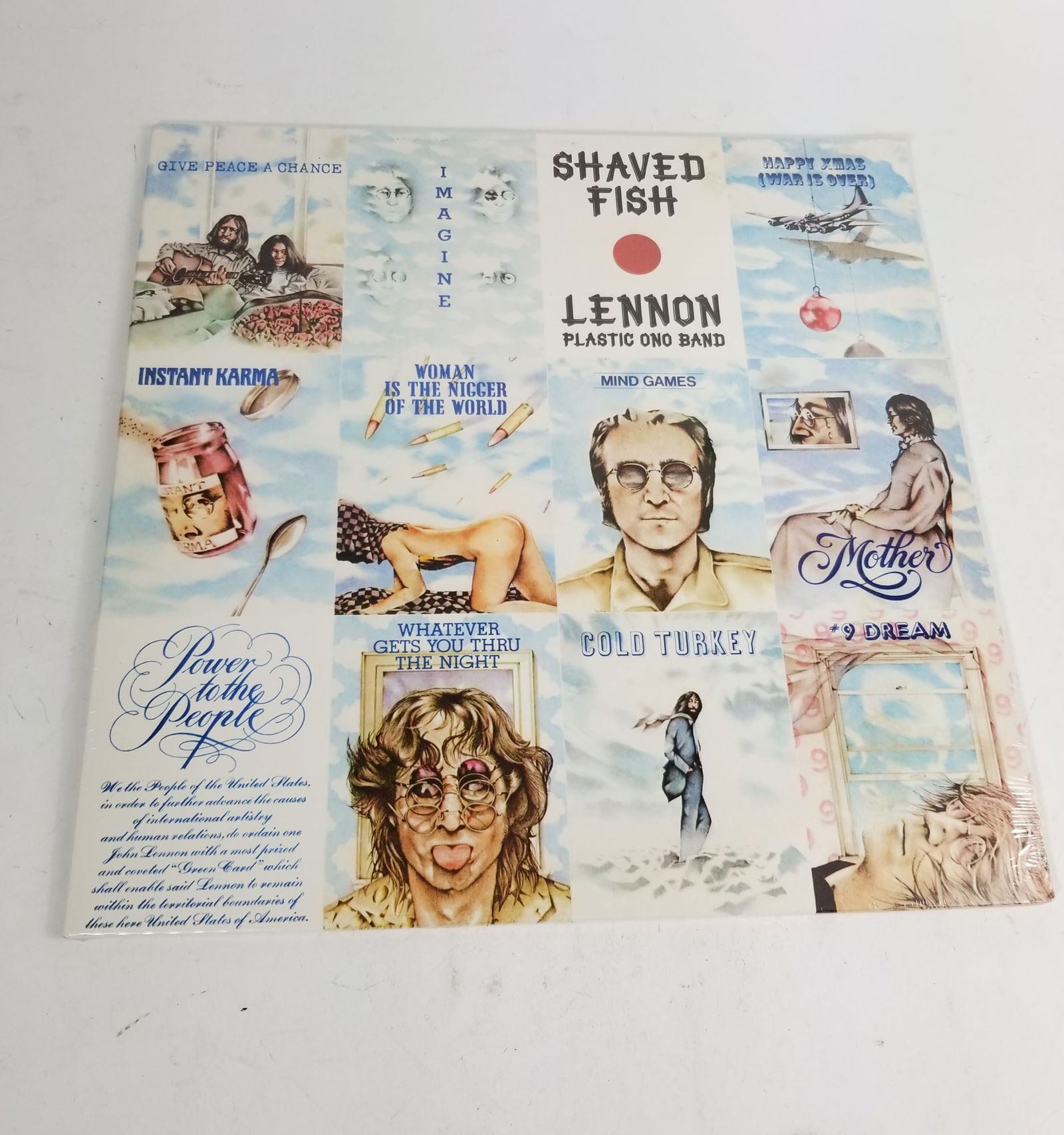 *SEALED* Lennon/Plastic Ono Band - Shaved Fish [180 Gram]: *SEALED* Lennon/Plastic Ono Band - Shaved Fish [180 Gram]Size12" x 12"LiteratureBrooks Auction – Online Auction Terms & Conditions