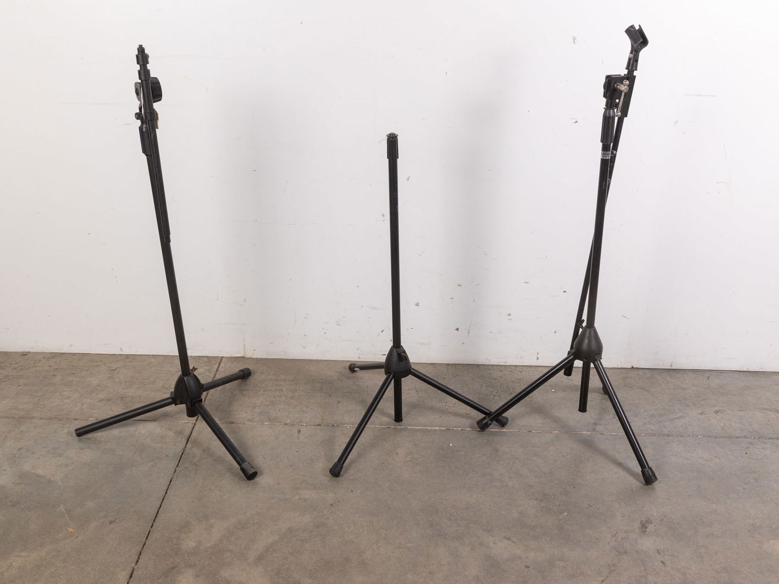 Three Microphone Stands: Three Microphone Stands Size 52" H Literature Brooks Auction – Online Auction Terms & Conditions ——————————————
