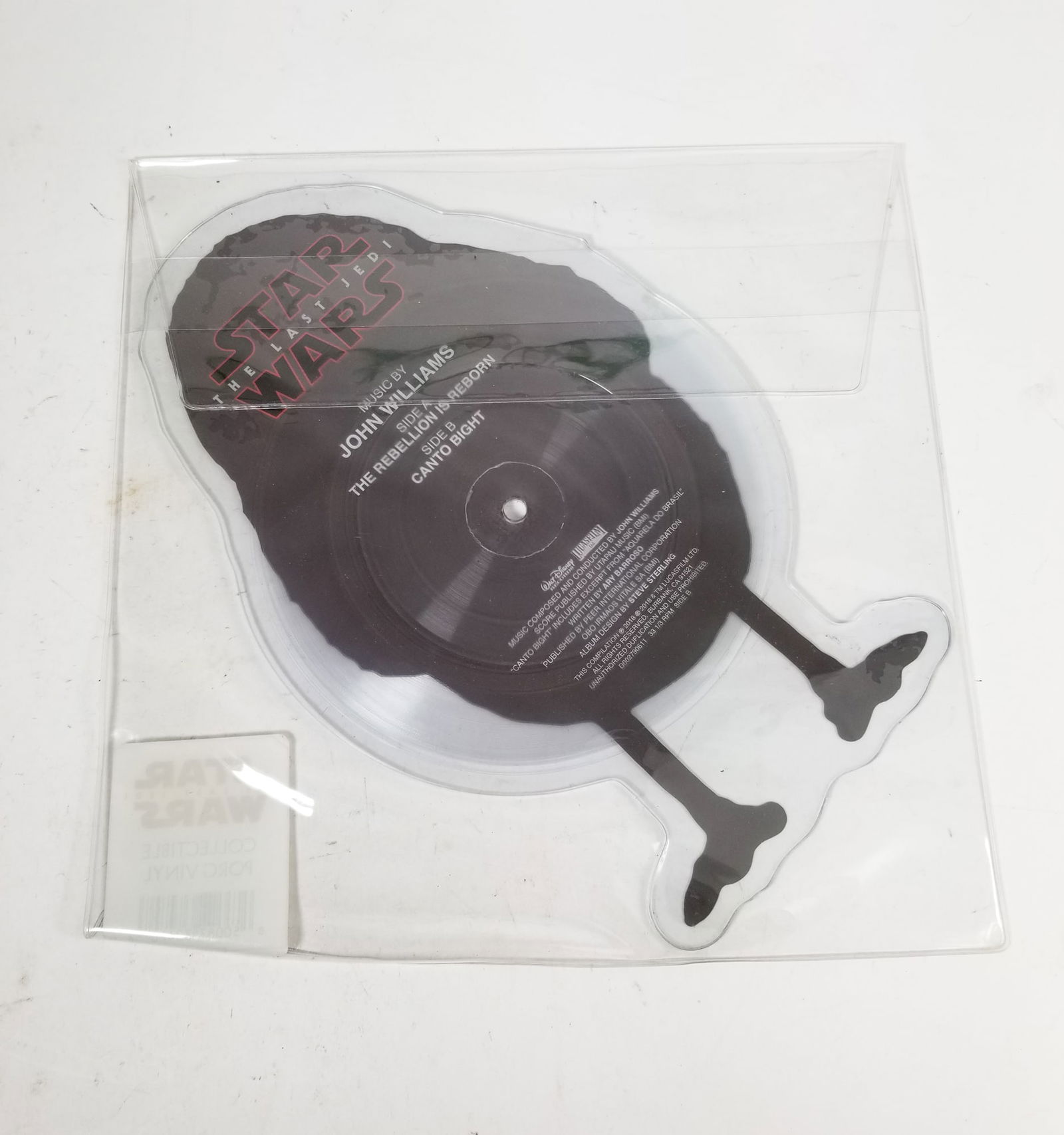 *SEALED* John Williams - Star Wars: The Last Jedi Porg Picture Disc - 3