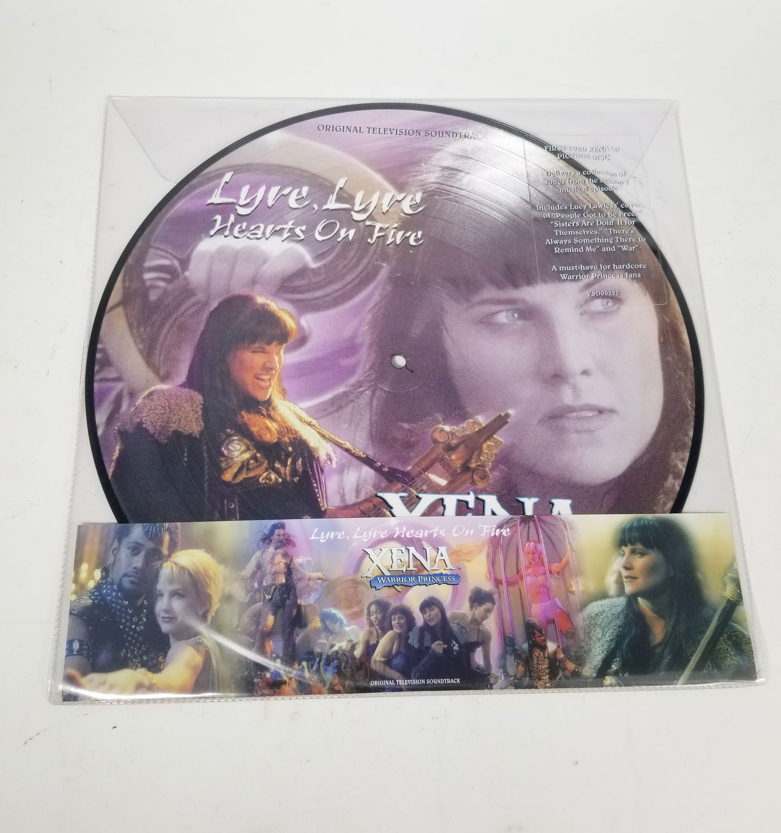 *NEW* Xena Warrior Princess - Lyre, Lyre, Hearts On Fire [Picture Disc] (1 of 3)