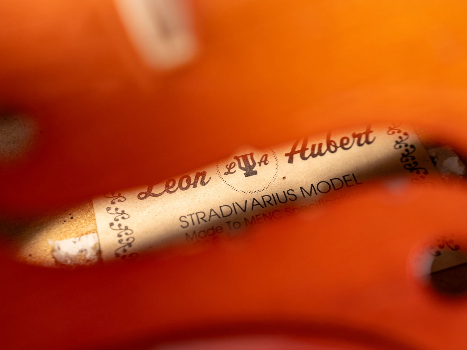 Leon Aubert Stradivarius Copy Violin in Case - 5