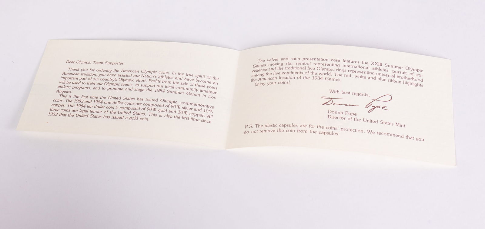 1984 U.S. Olympic Ten Dollar Gold Coin - 7