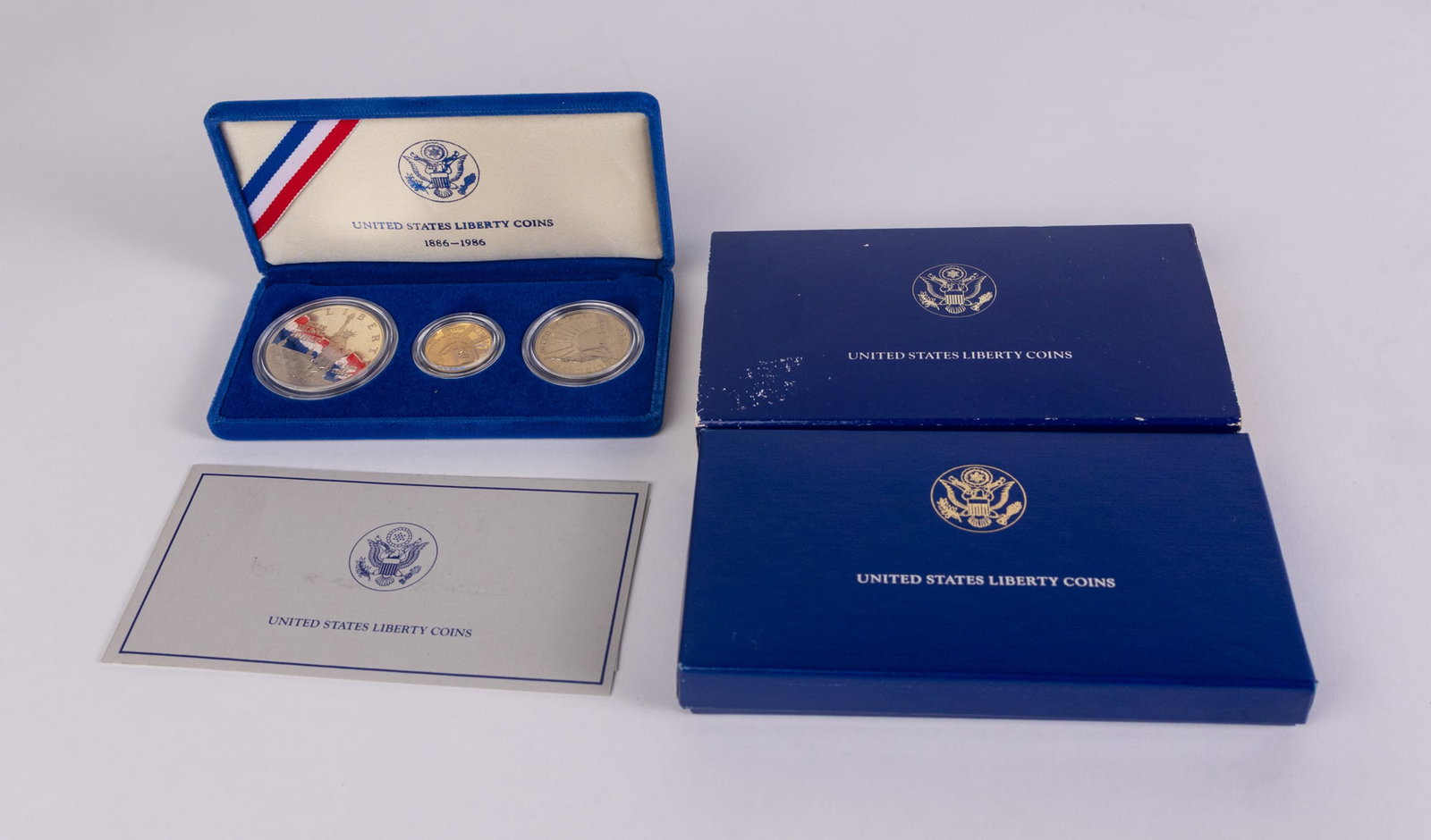 1986 U.S. Liberty Three Coin Set (1 of 10)