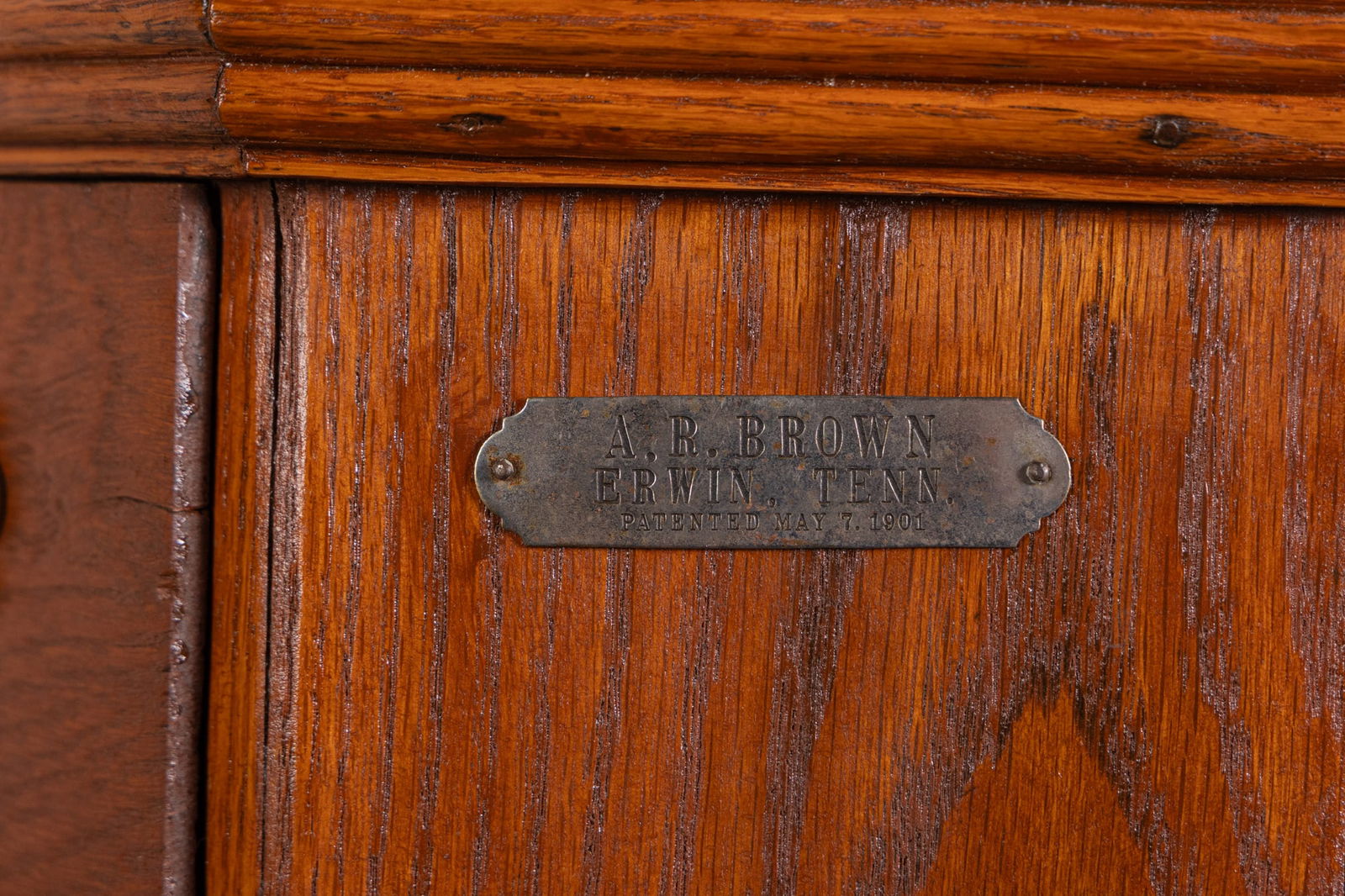 A.R. Brown Antique Revolving Hardware Cabinet - 6